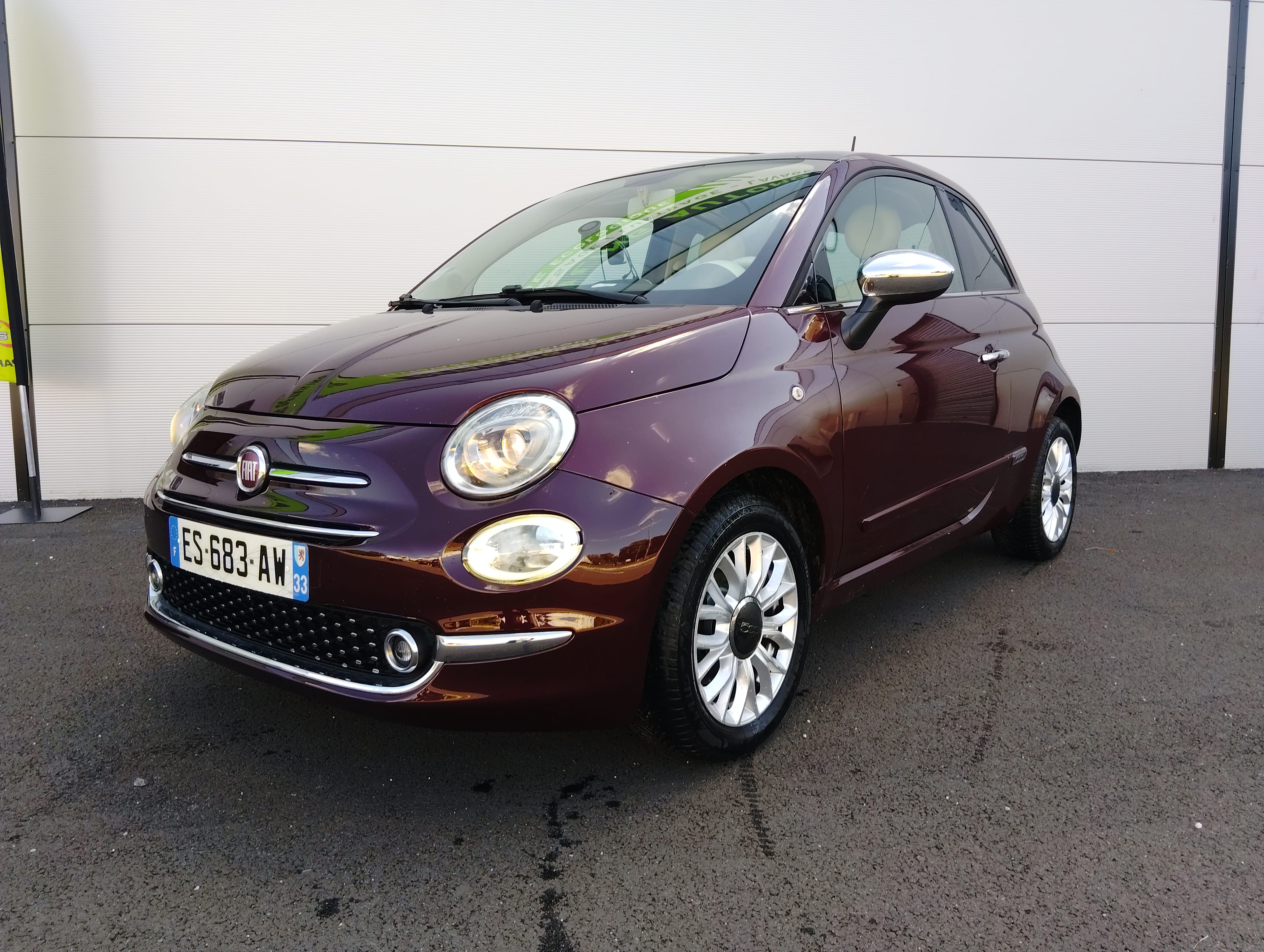Fiat 500 1,2L 68ch, 2017, Essence 95