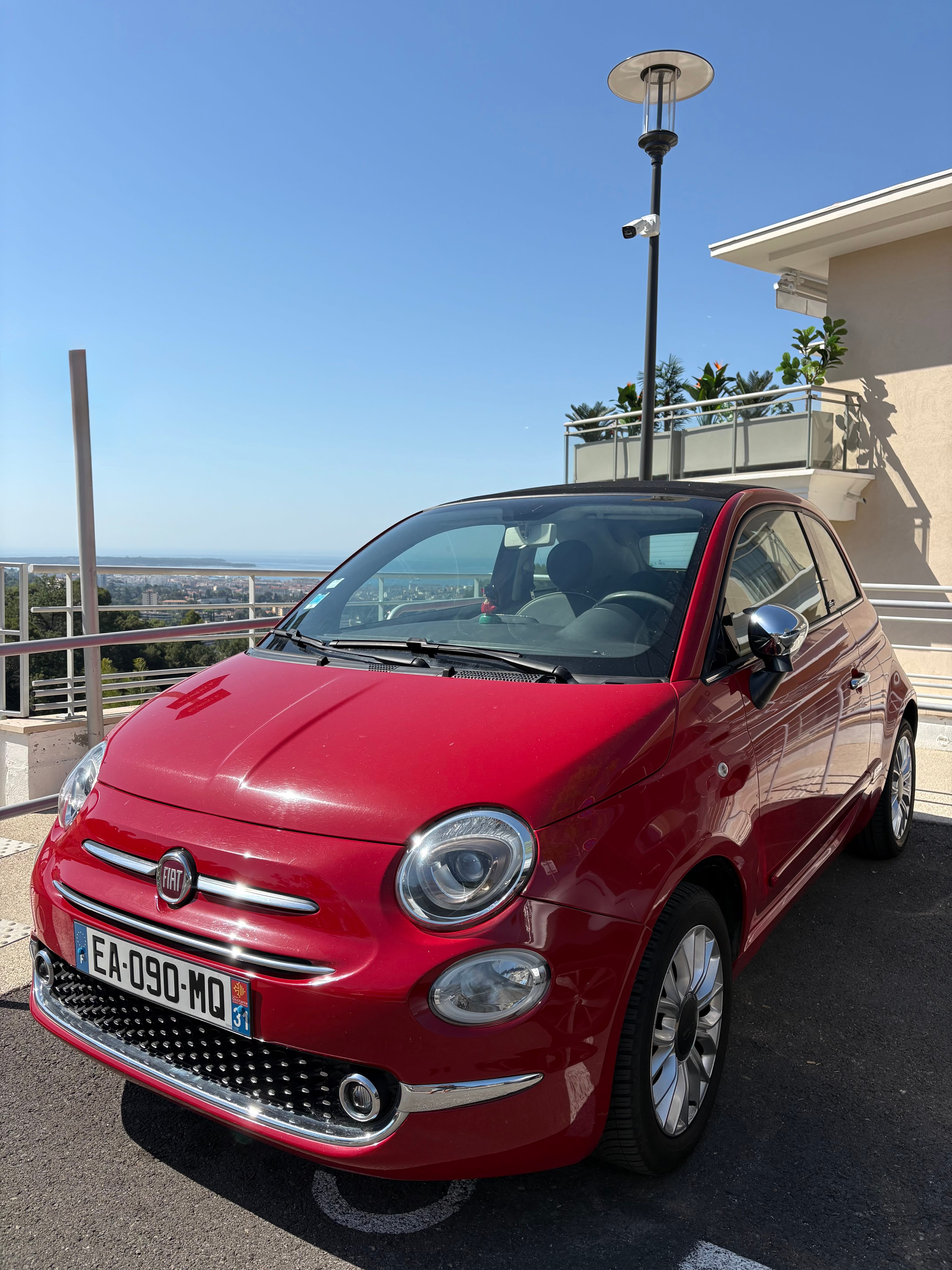 Fiat 500 C avec Climatisation