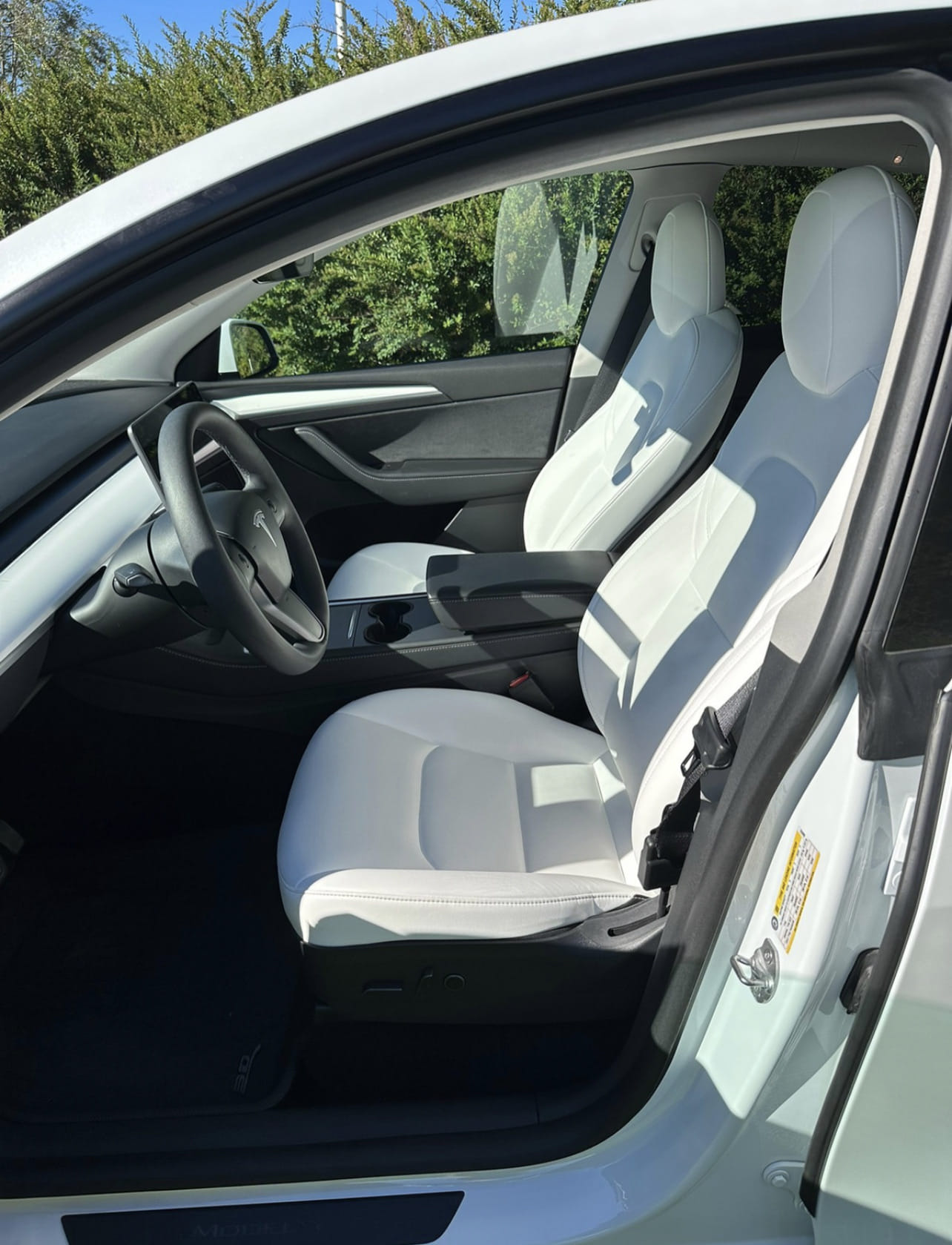 Tesla Model Y med Babysete