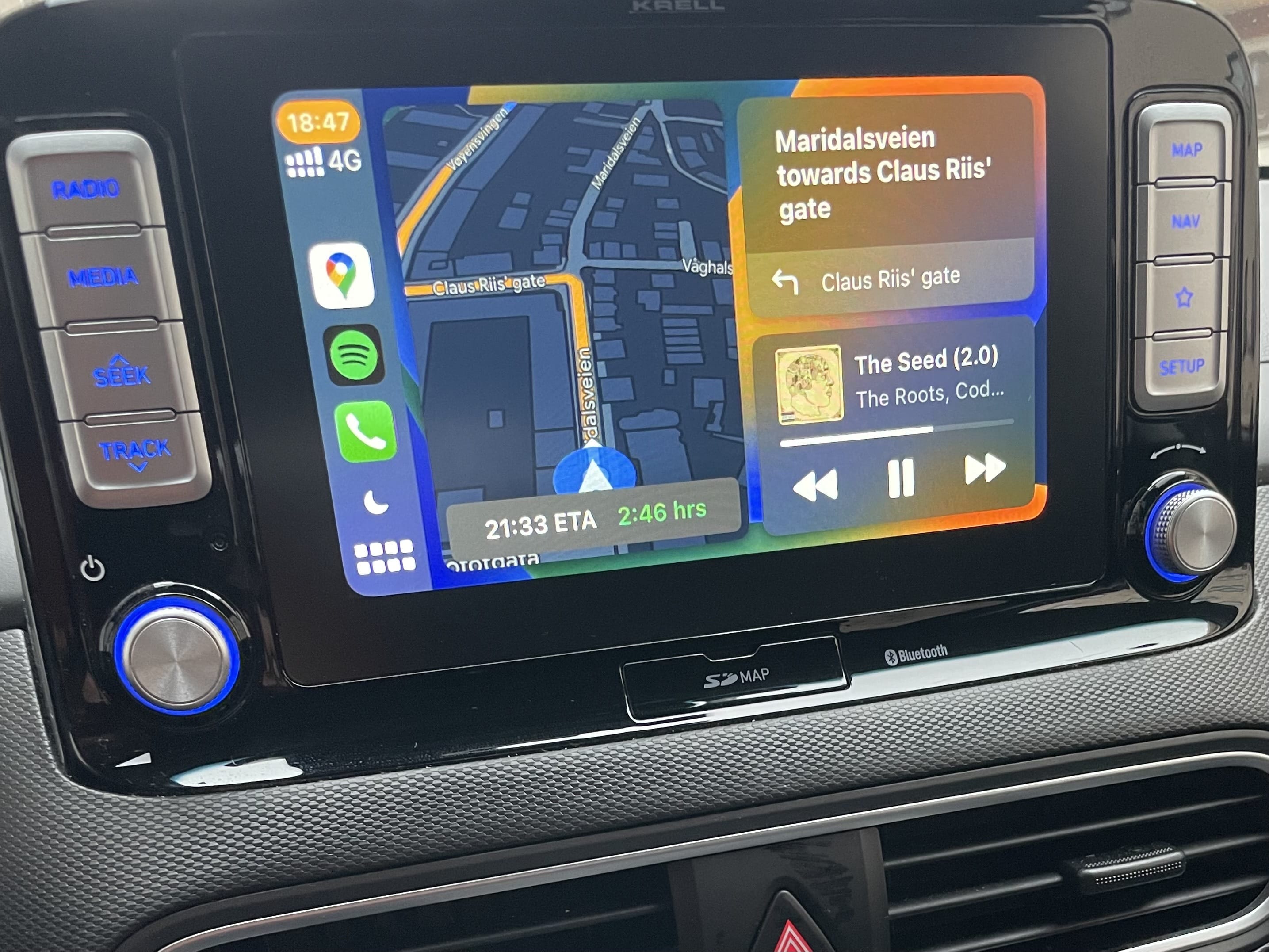 Hyundai Kona Electric med Bluetooth audio