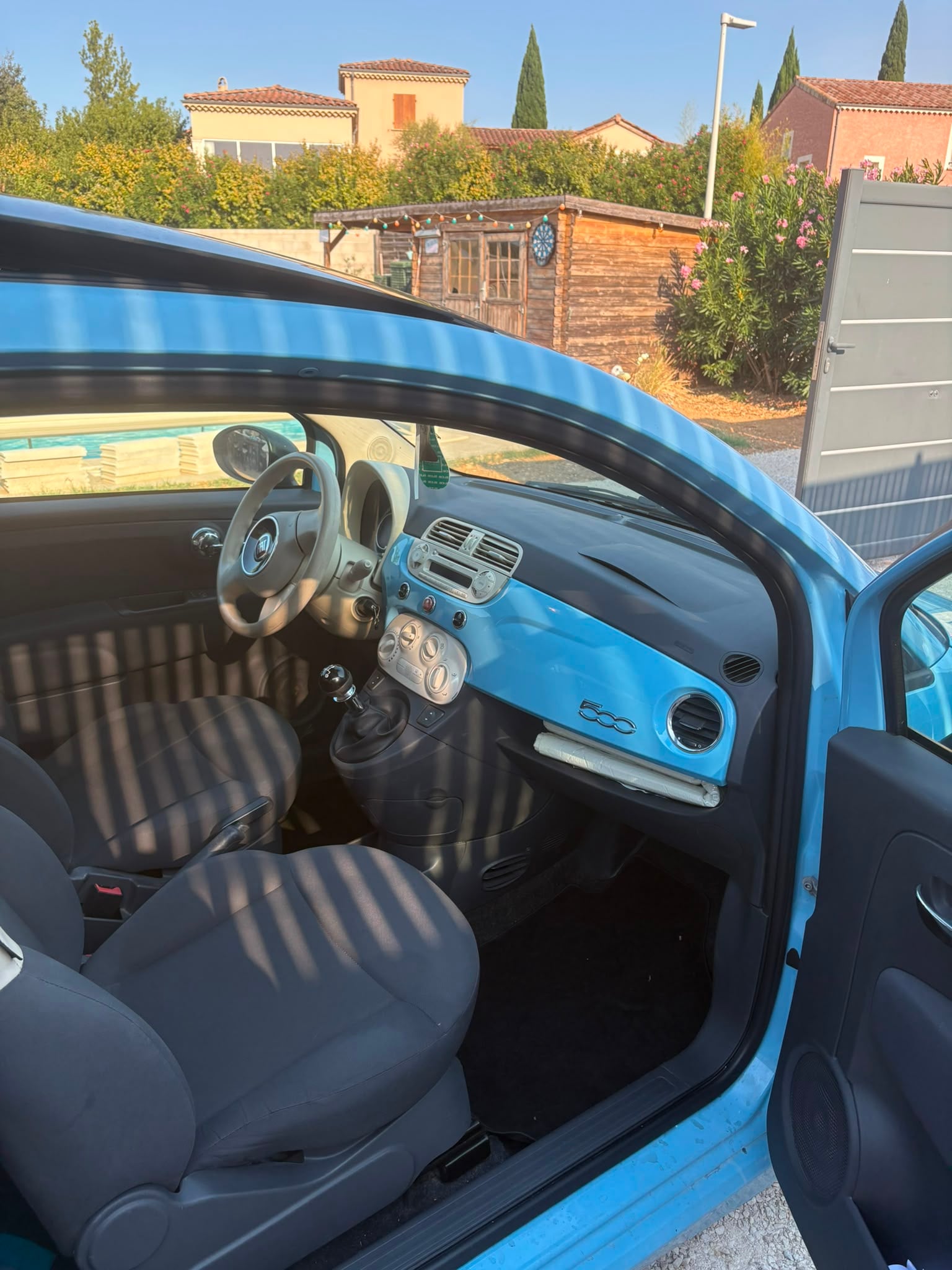 Fiat 500 avec Autoradio