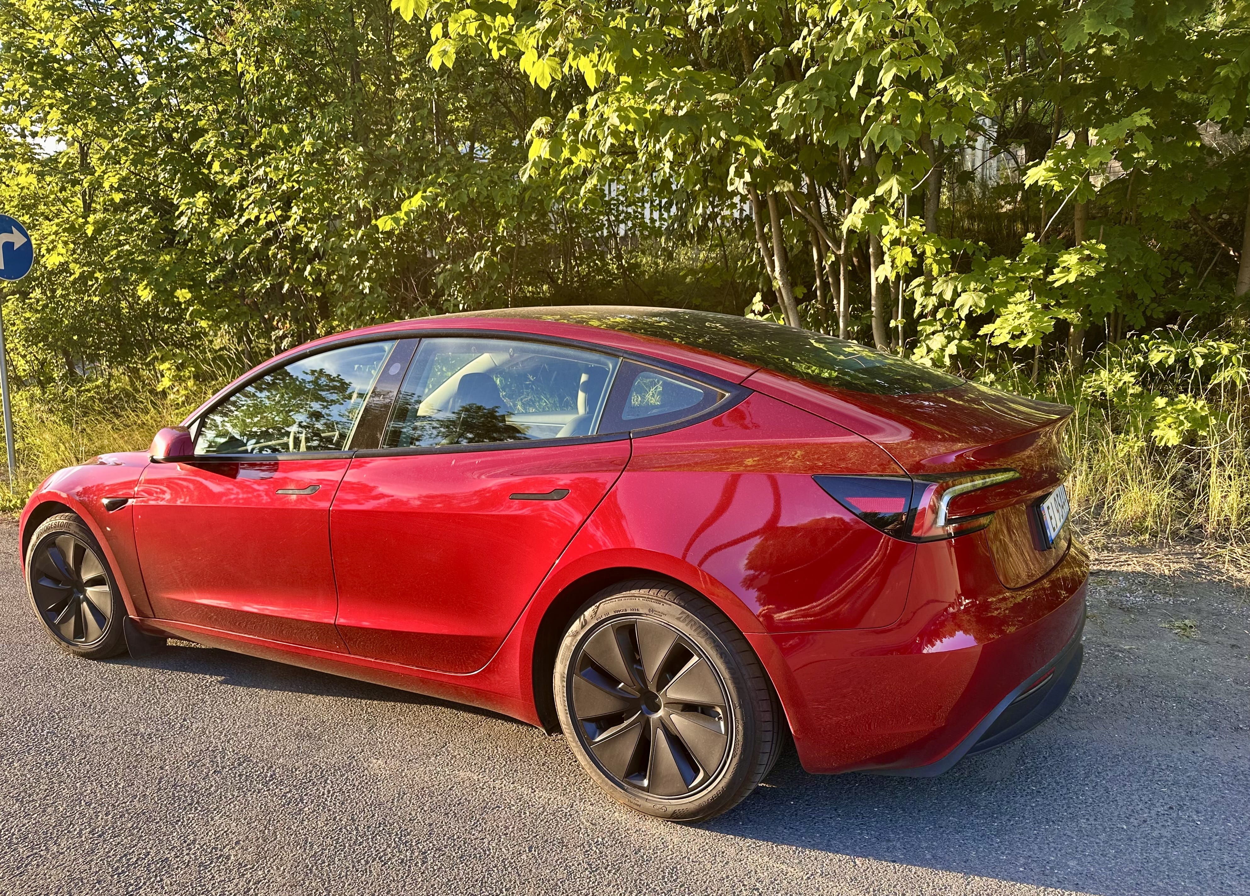 Tesla Model 3 Long Range med Ryggekamera