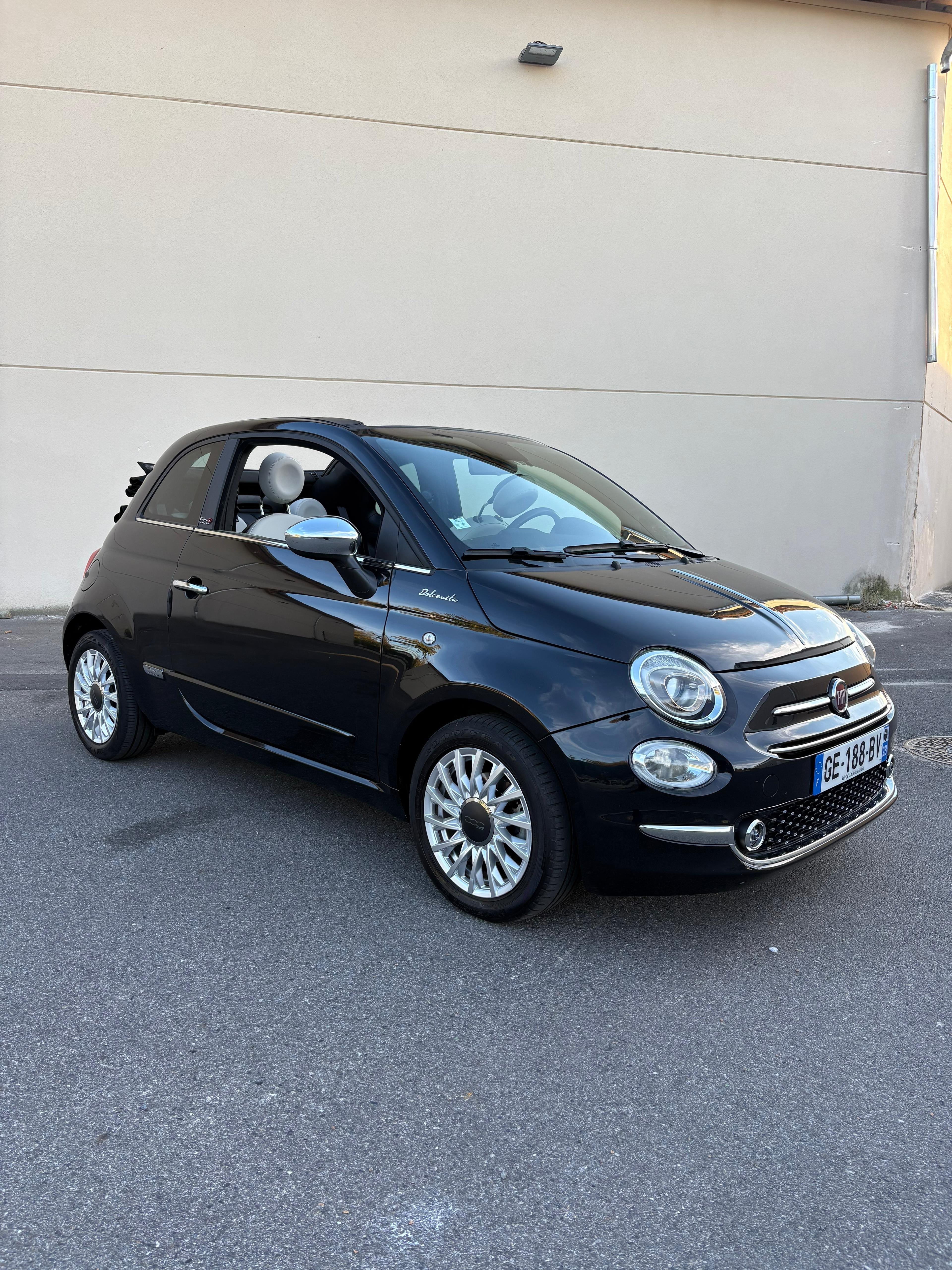 Fiat 500 C Hybride avec Climatisation