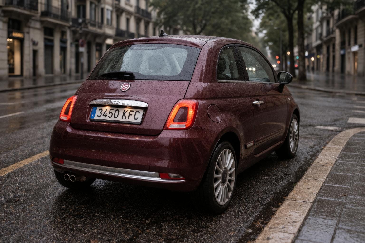 Fiat 500 con GPS