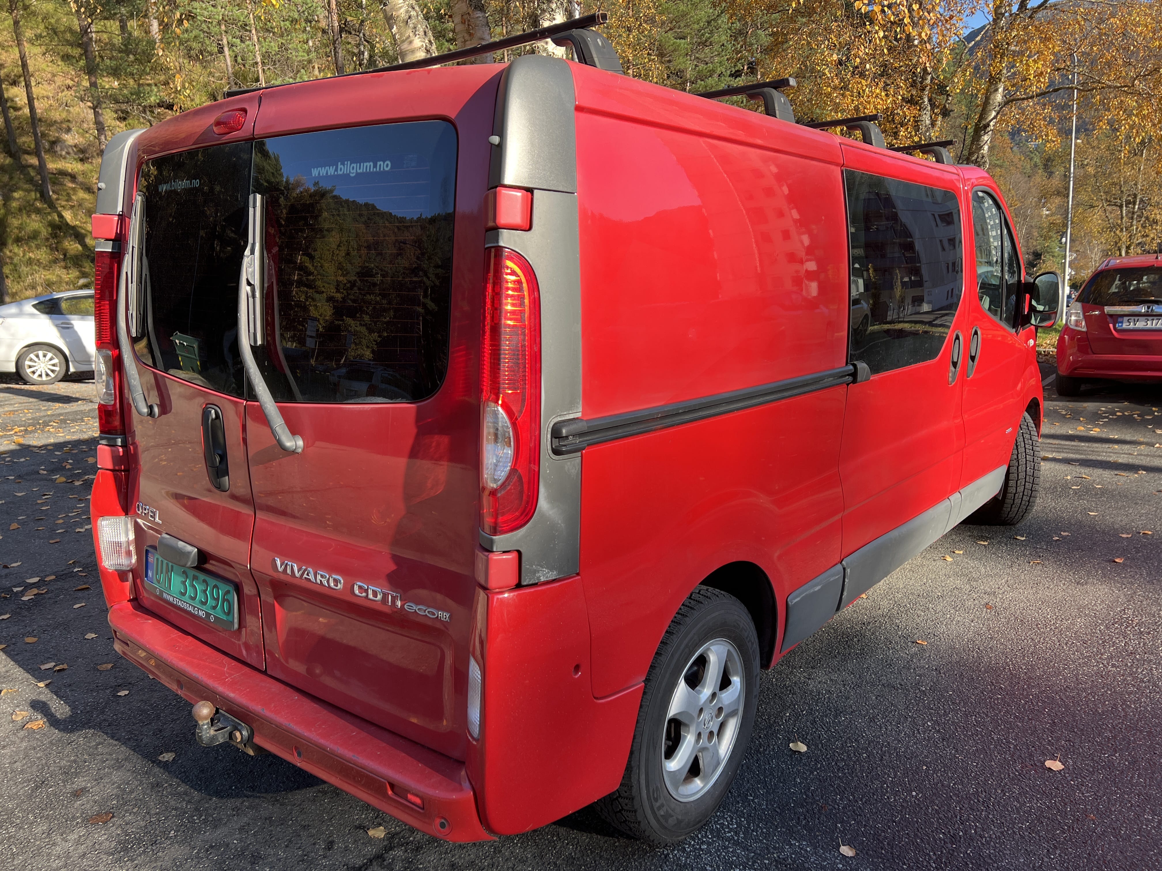 Opel Vivaro med Skistativ