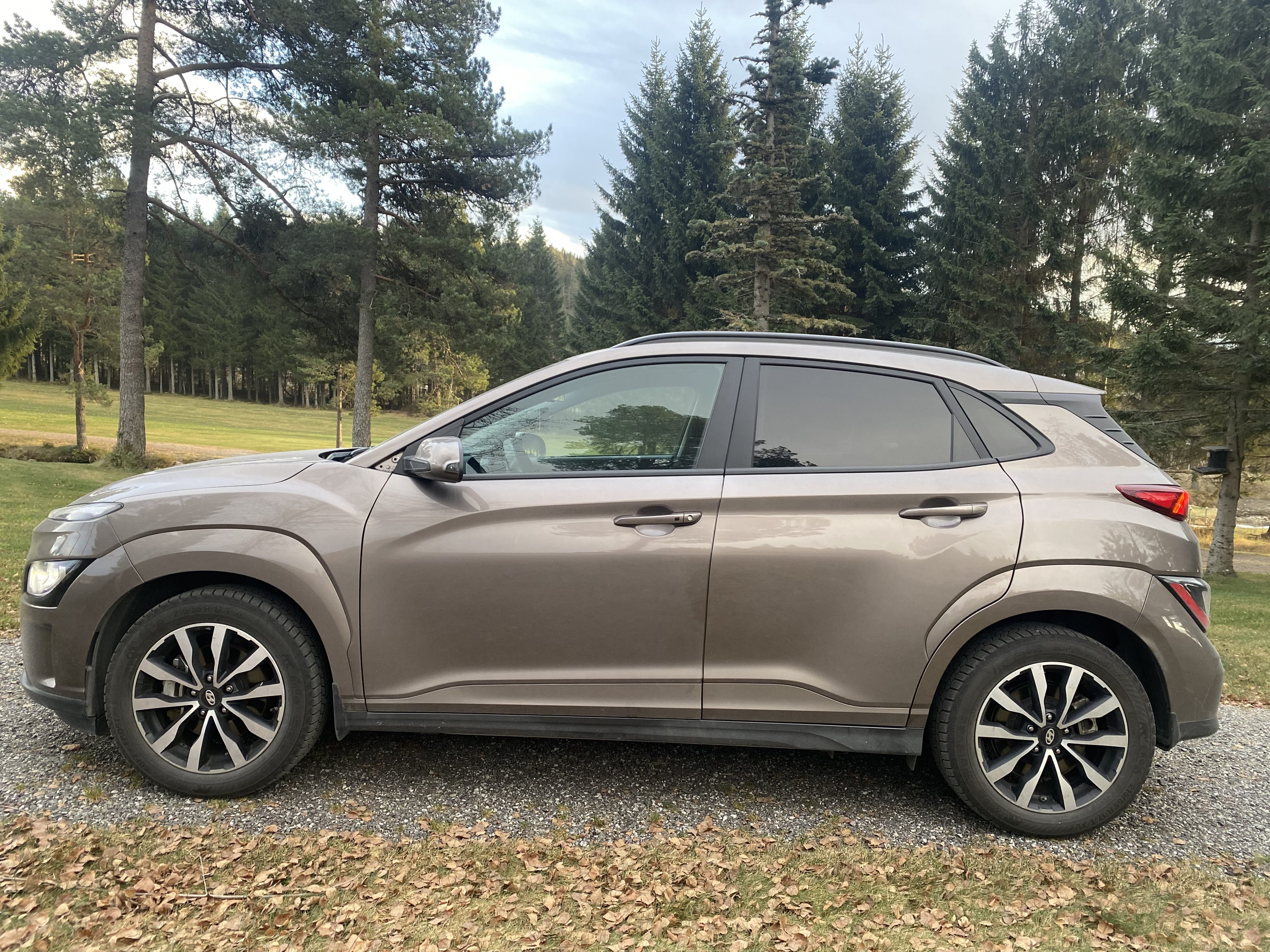 Hyundai Kona Electric med Vinterdekk