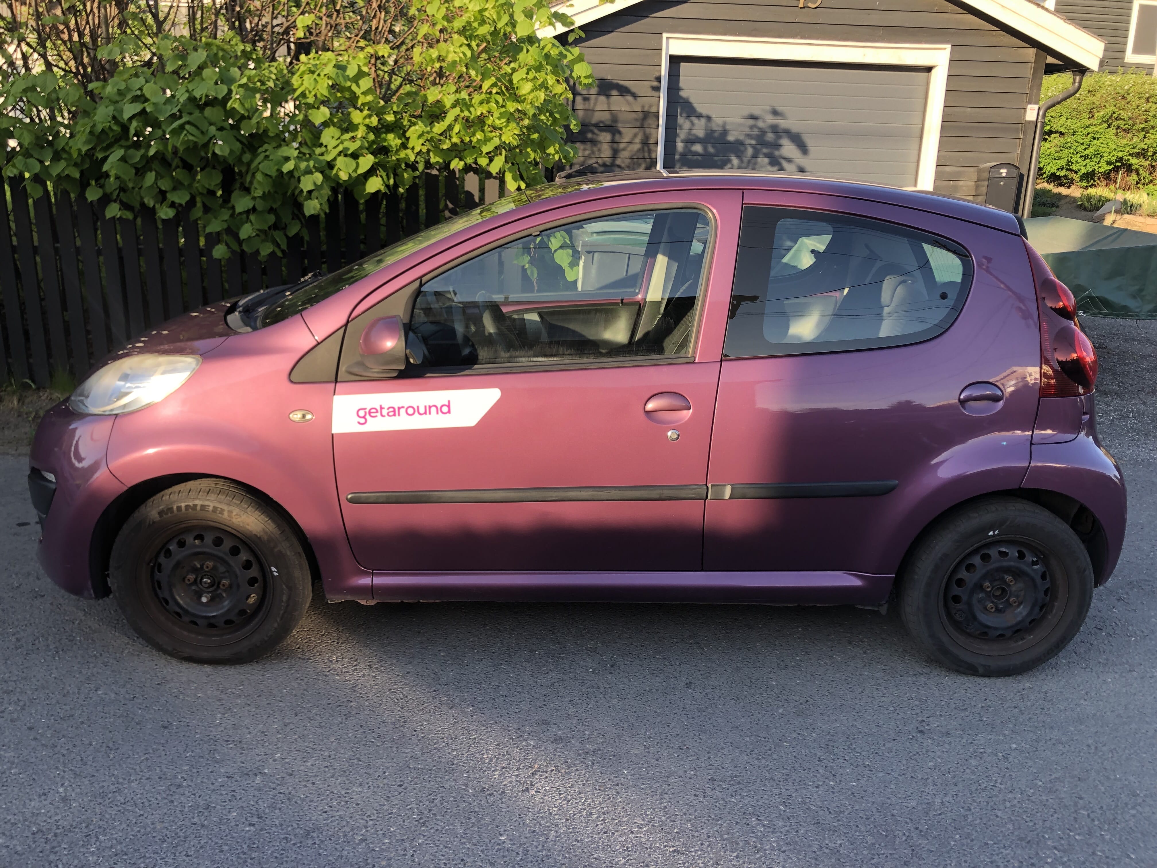 Peugeot 107 with Air conditioning