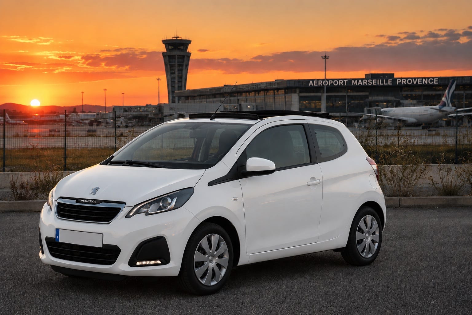 Peugeot 108 Aéroport + toit ouvrant, 2016, Essence 95