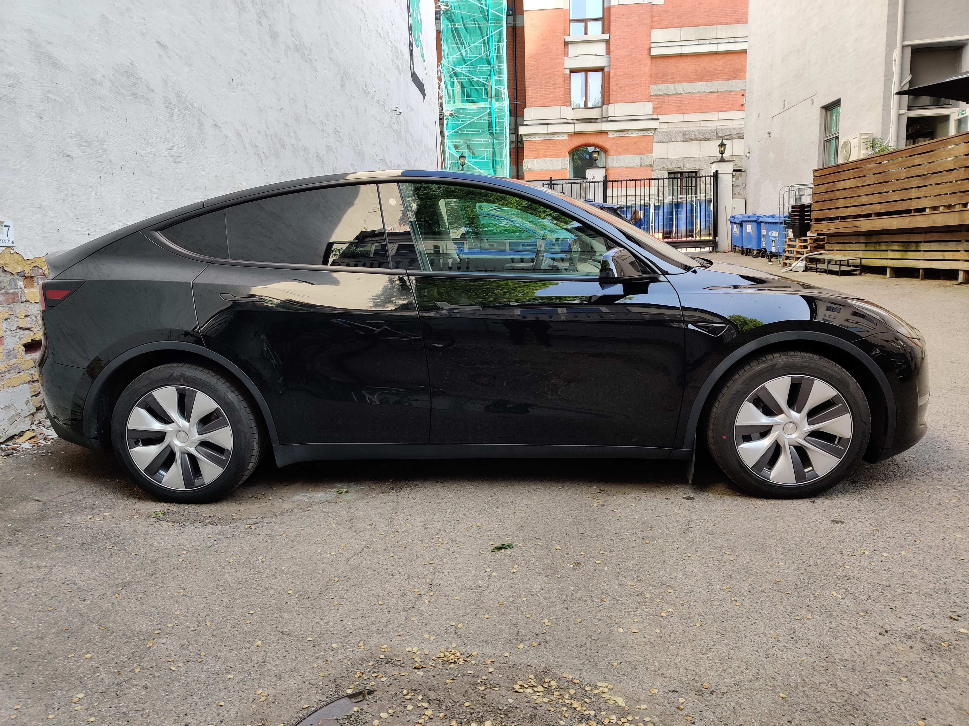 Tesla Model Y with Air conditioning