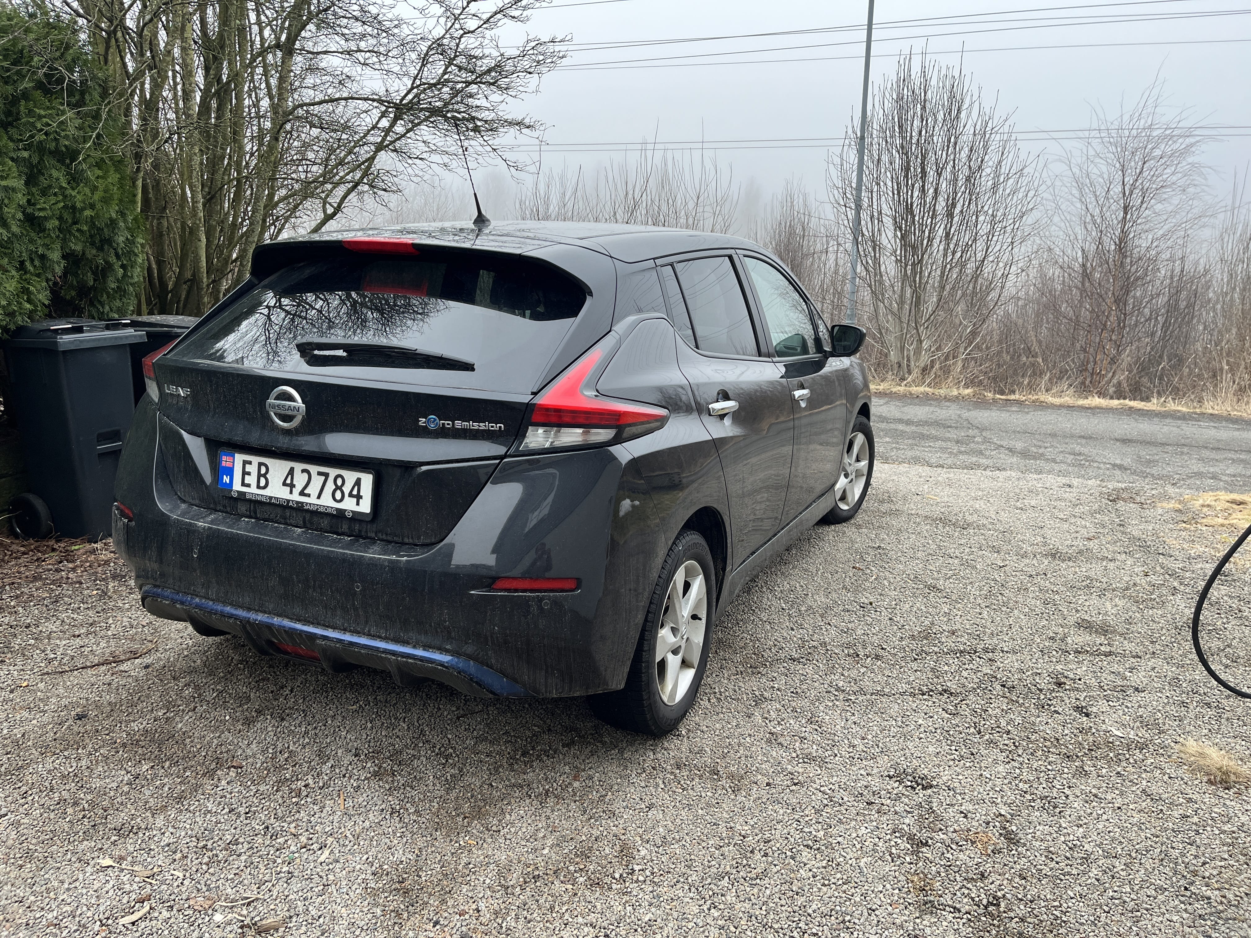 Nissan Leaf med GPS