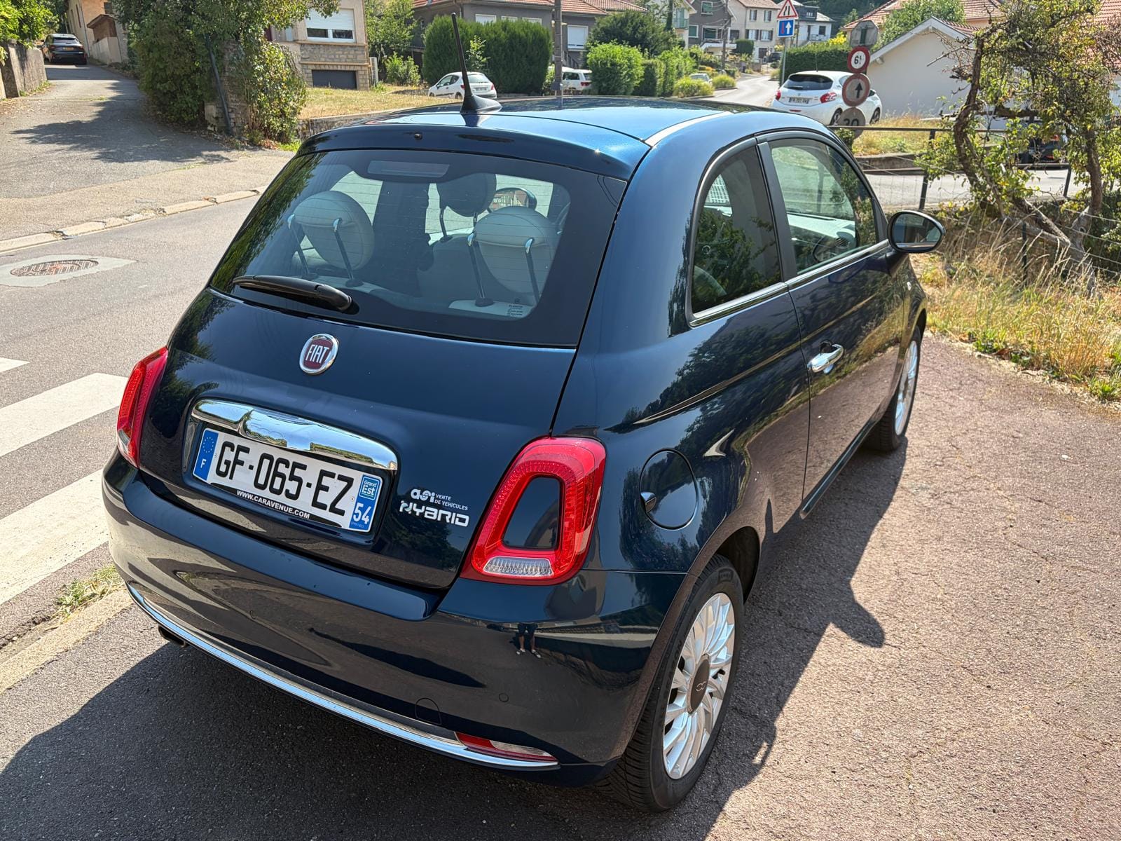 Fiat 500 avec GPS