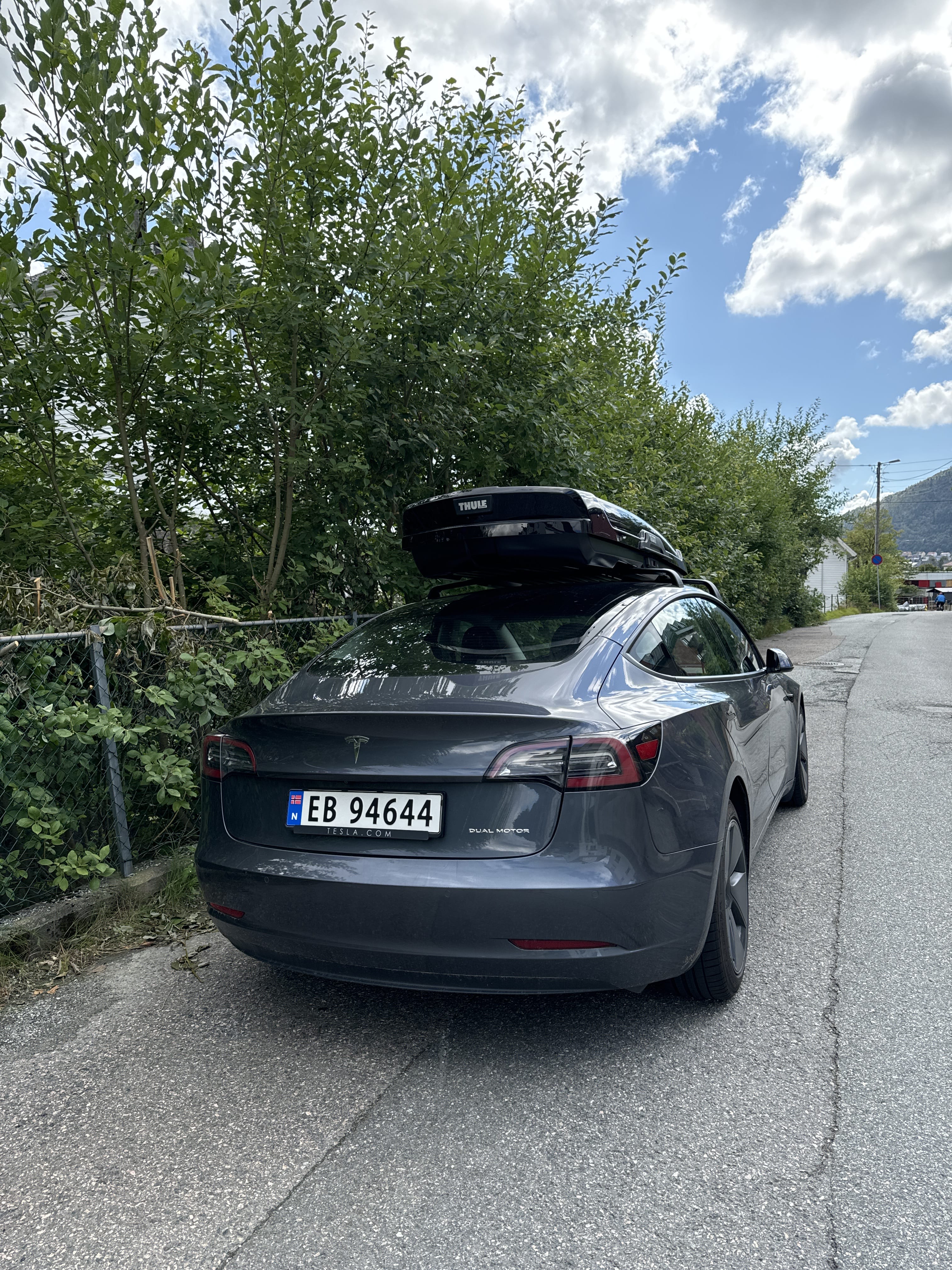 Tesla Model 3 med Aircondition