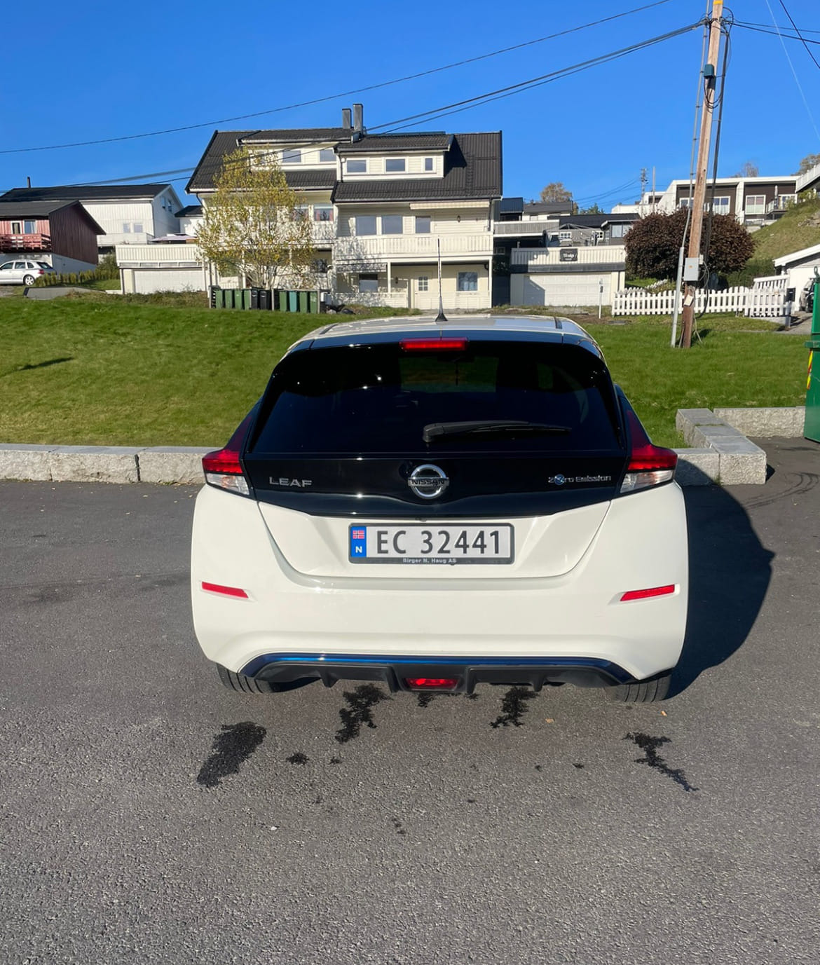 Nissan Leaf med GPS