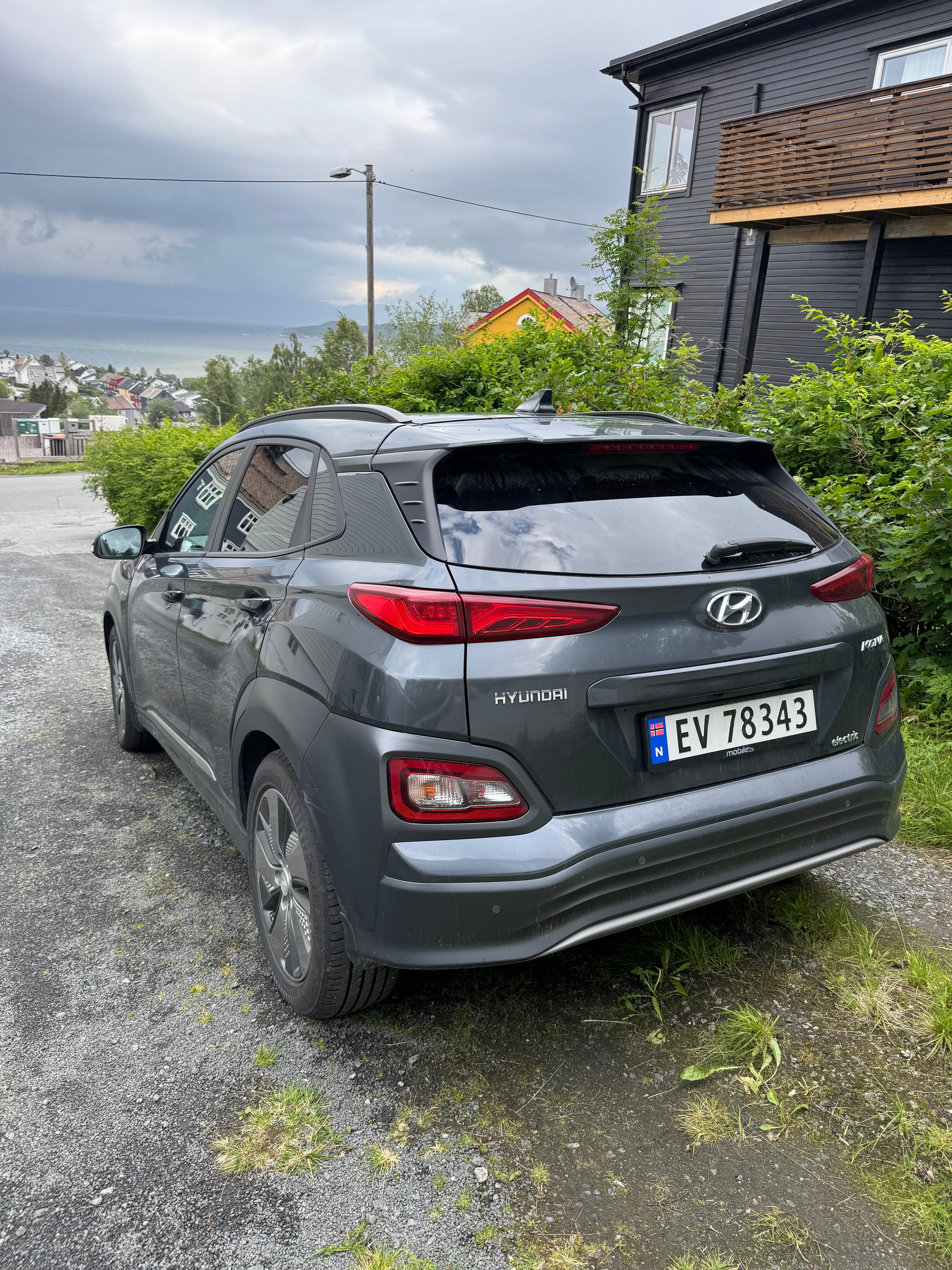 Hyundai Kona Electric med Ryggekamera