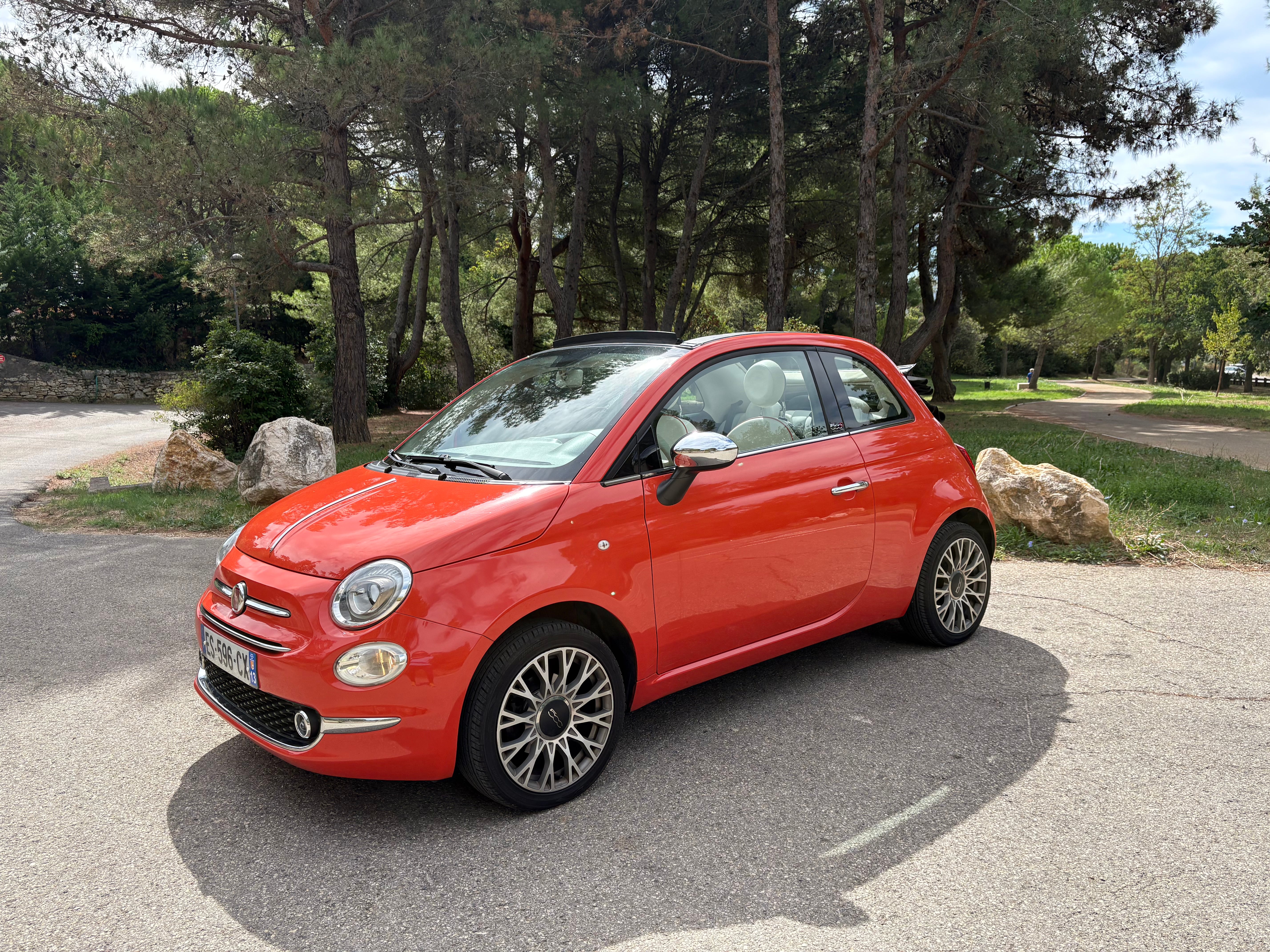 Fiat 500 C with GPS