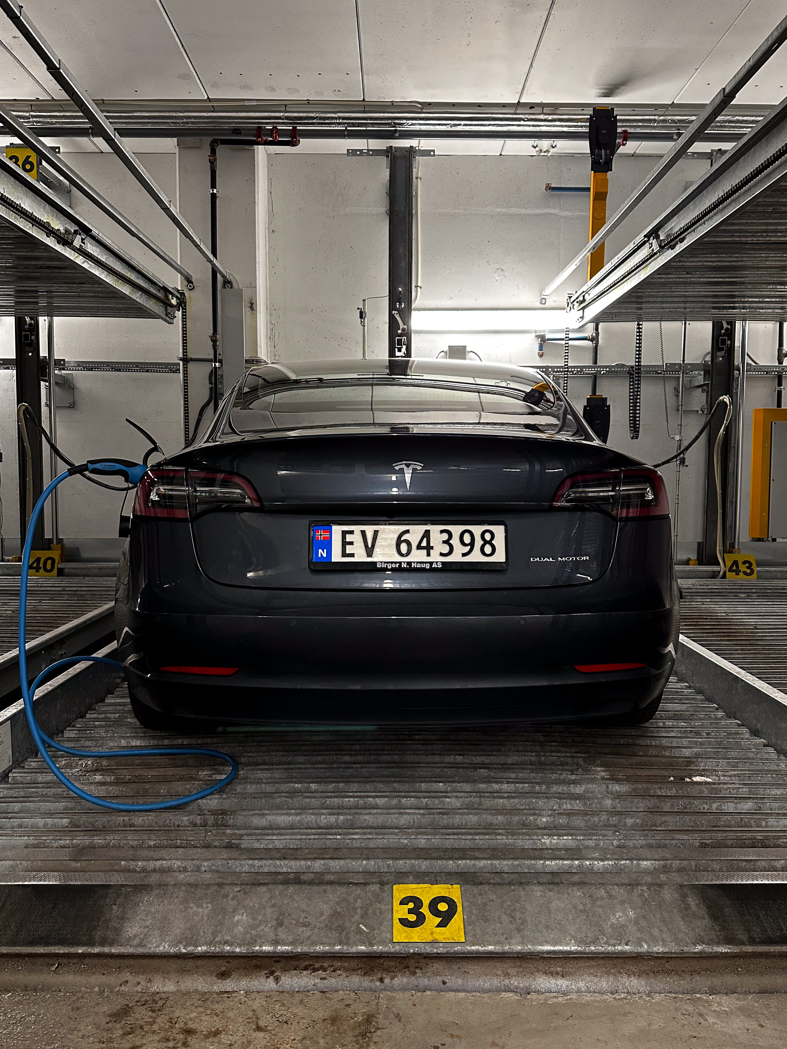 Tesla Model 3 with Air conditioning
