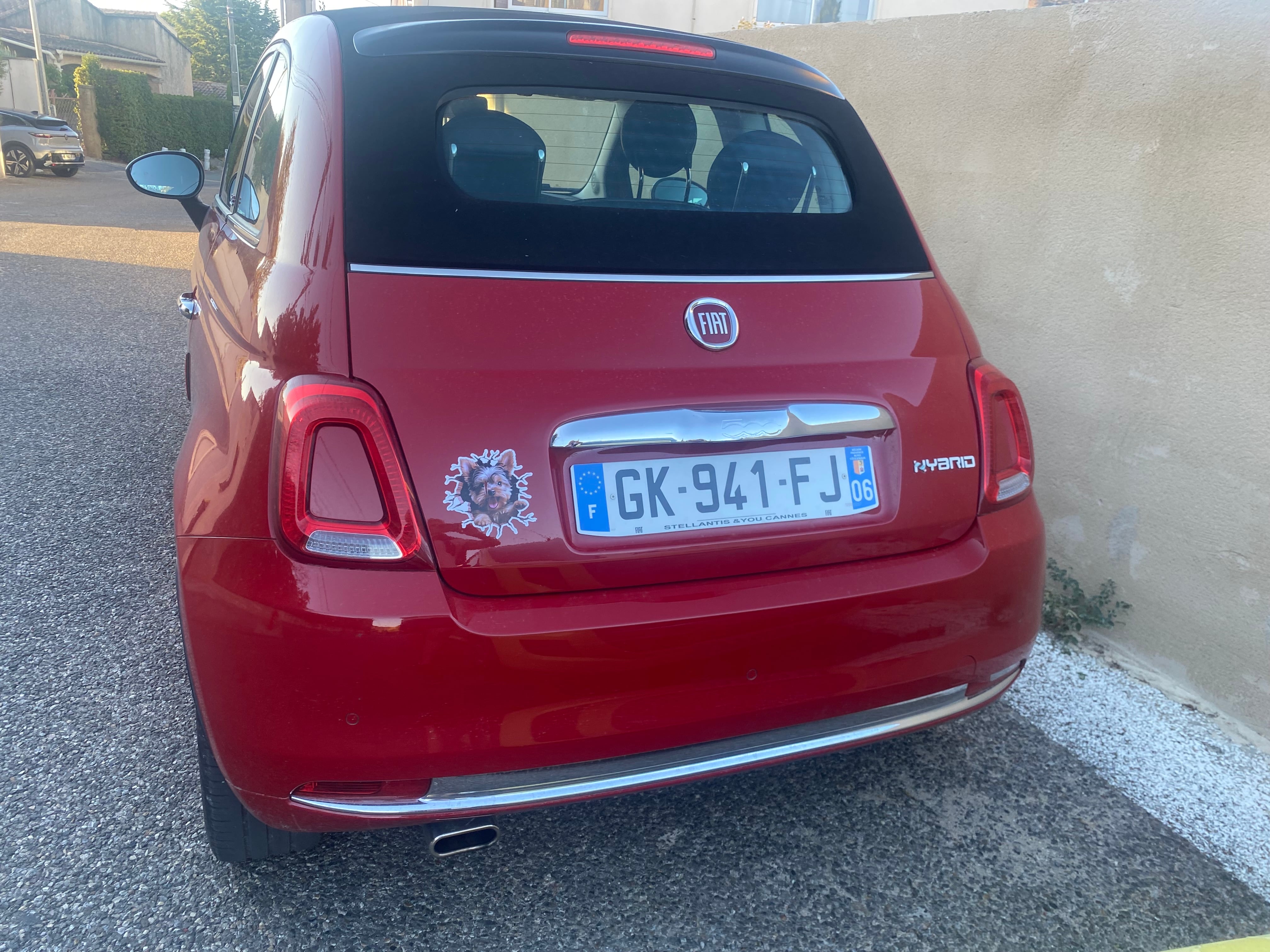 Fiat 500 C met USB-oplaadpoorten