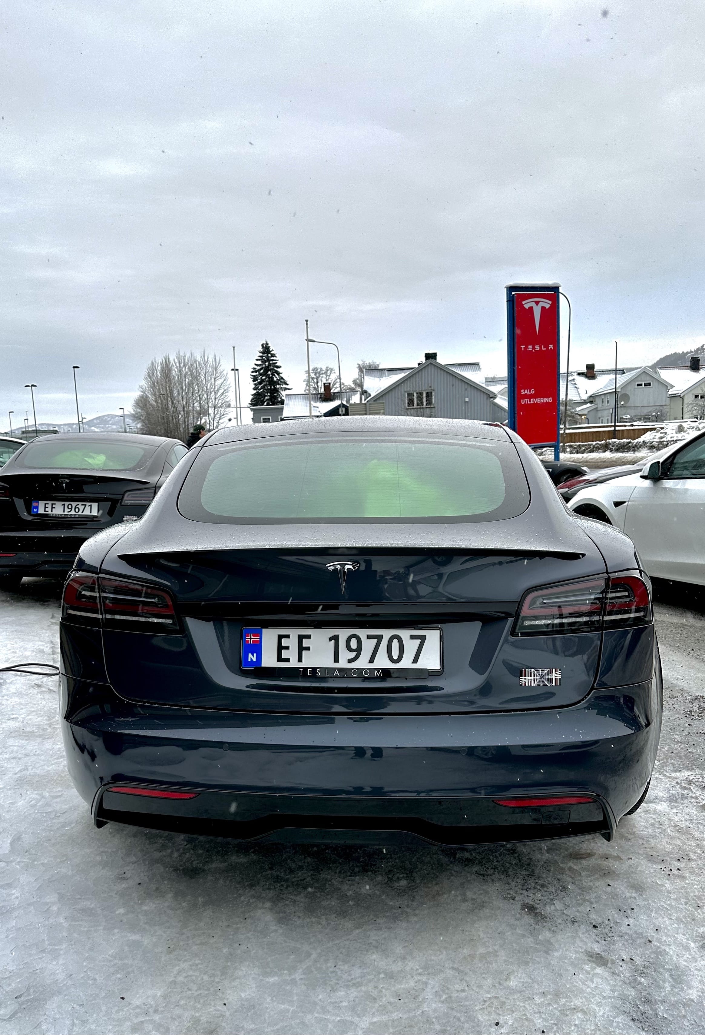 Tesla Model S med GPS