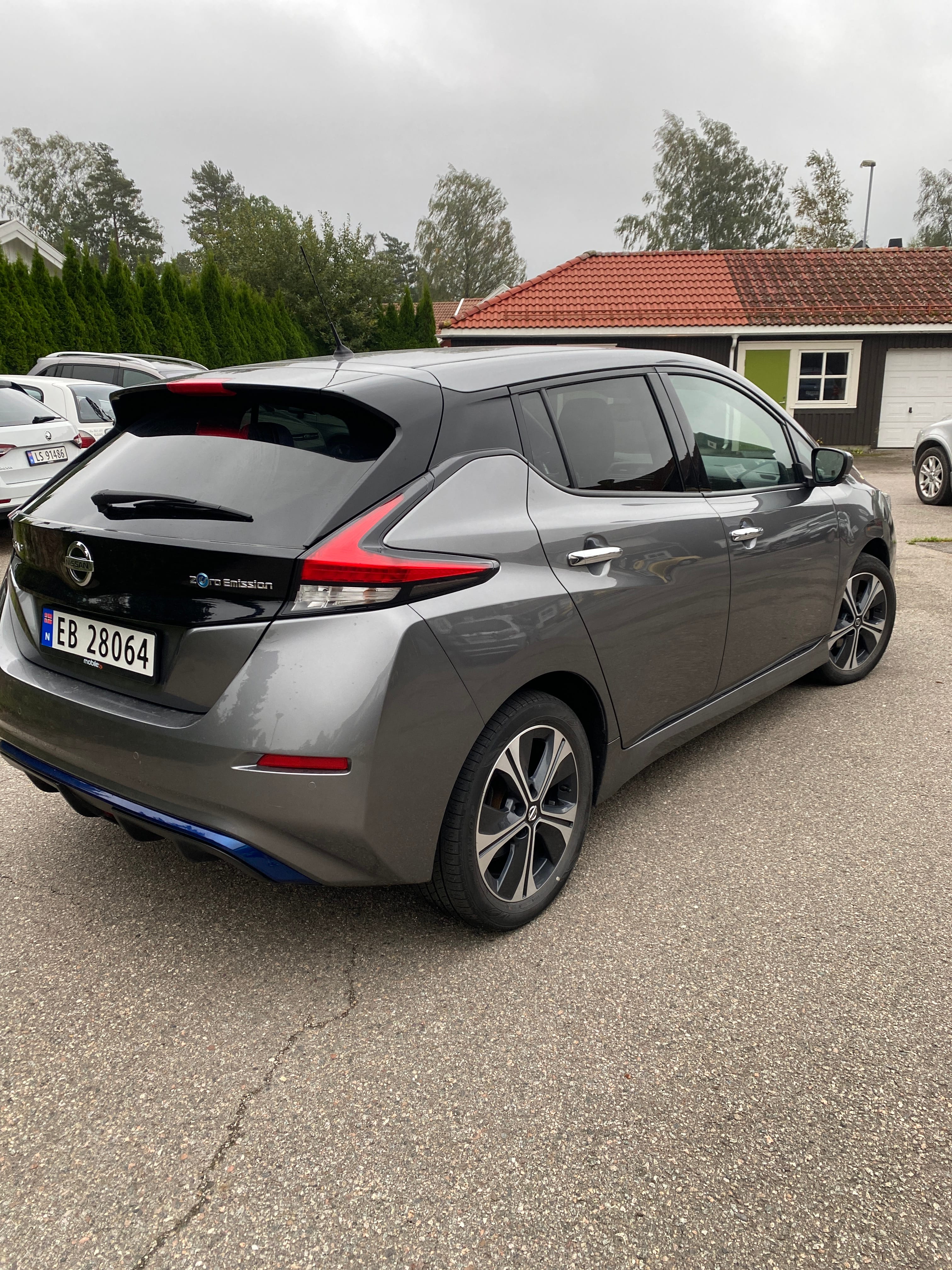 Nissan Leaf med GPS