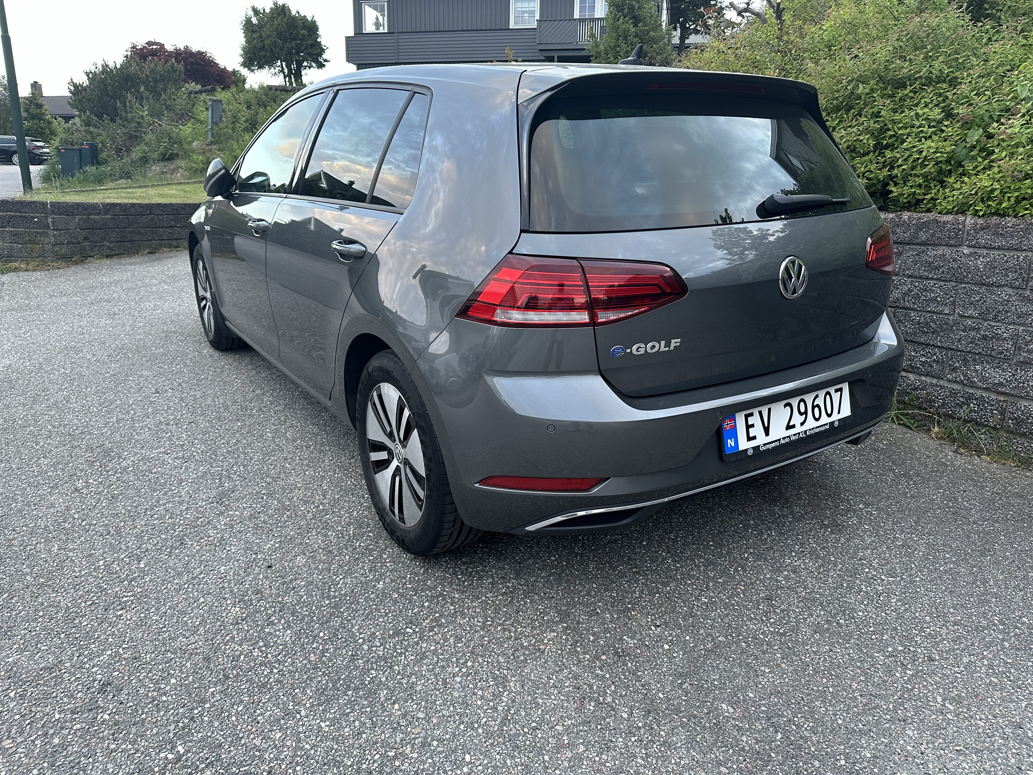 Volkswagen e-Golf med Ryggekamera