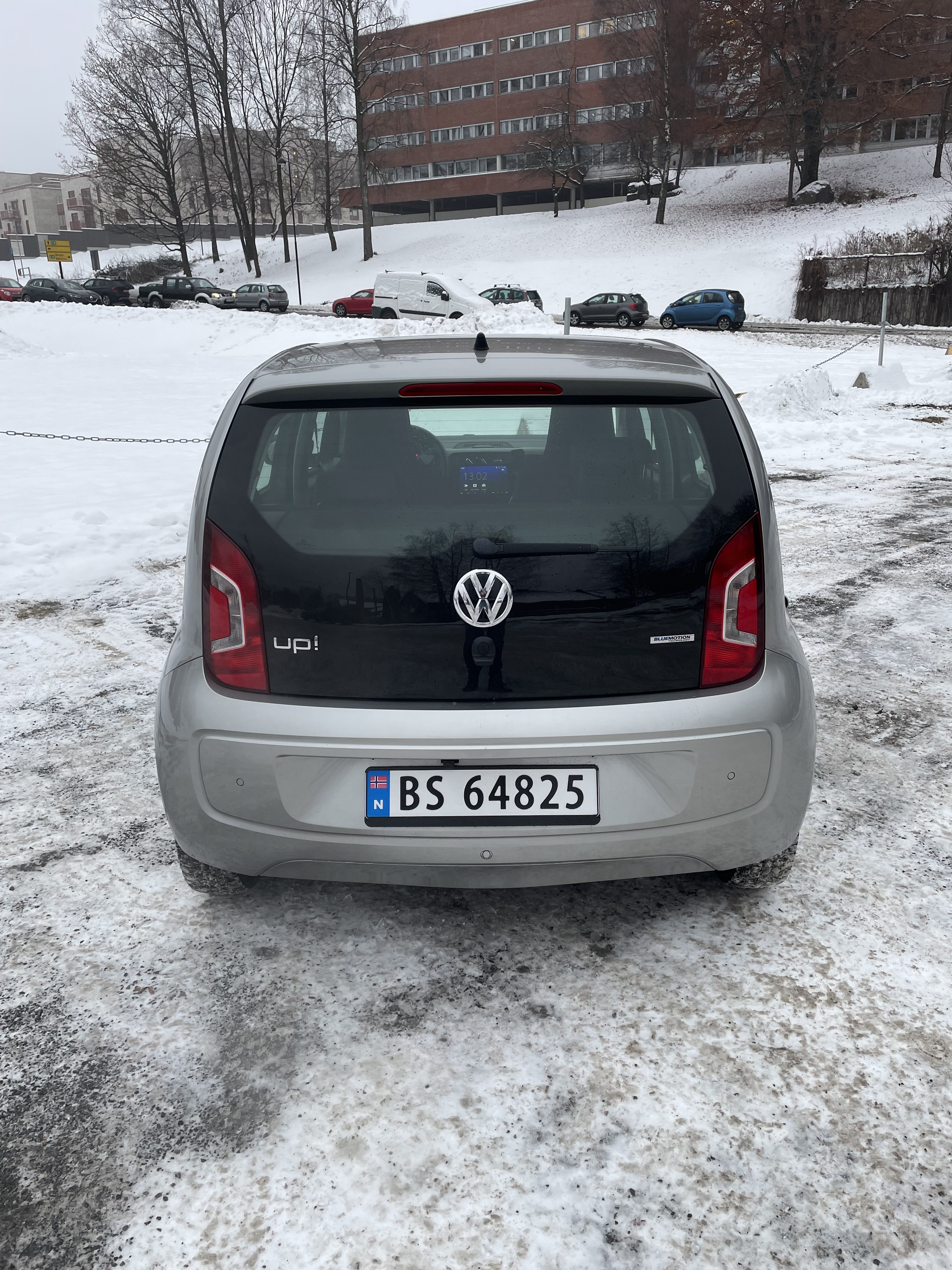 Volkswagen Up! med Sykkelstativ