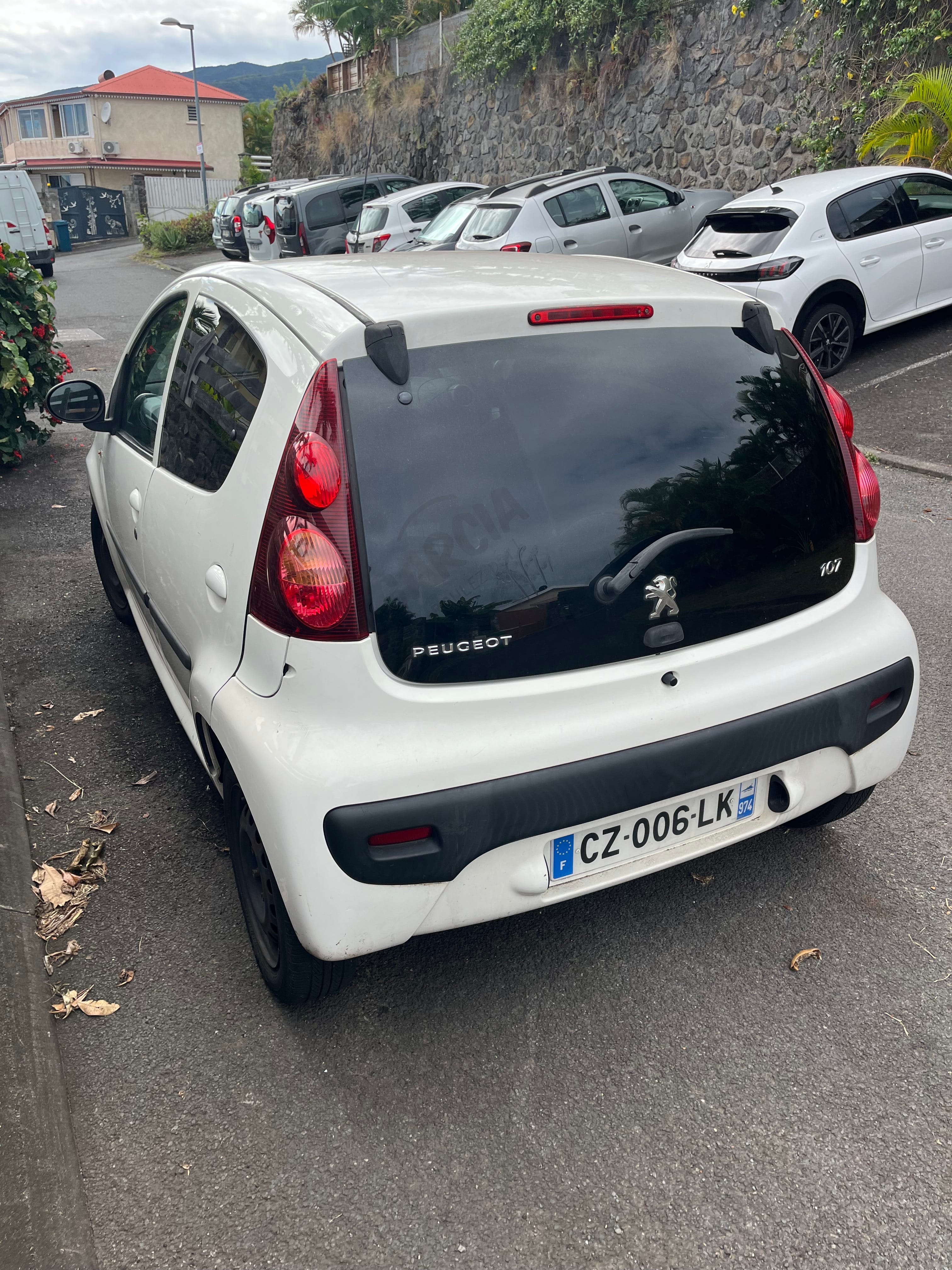 Peugeot 107 avec Dashcam