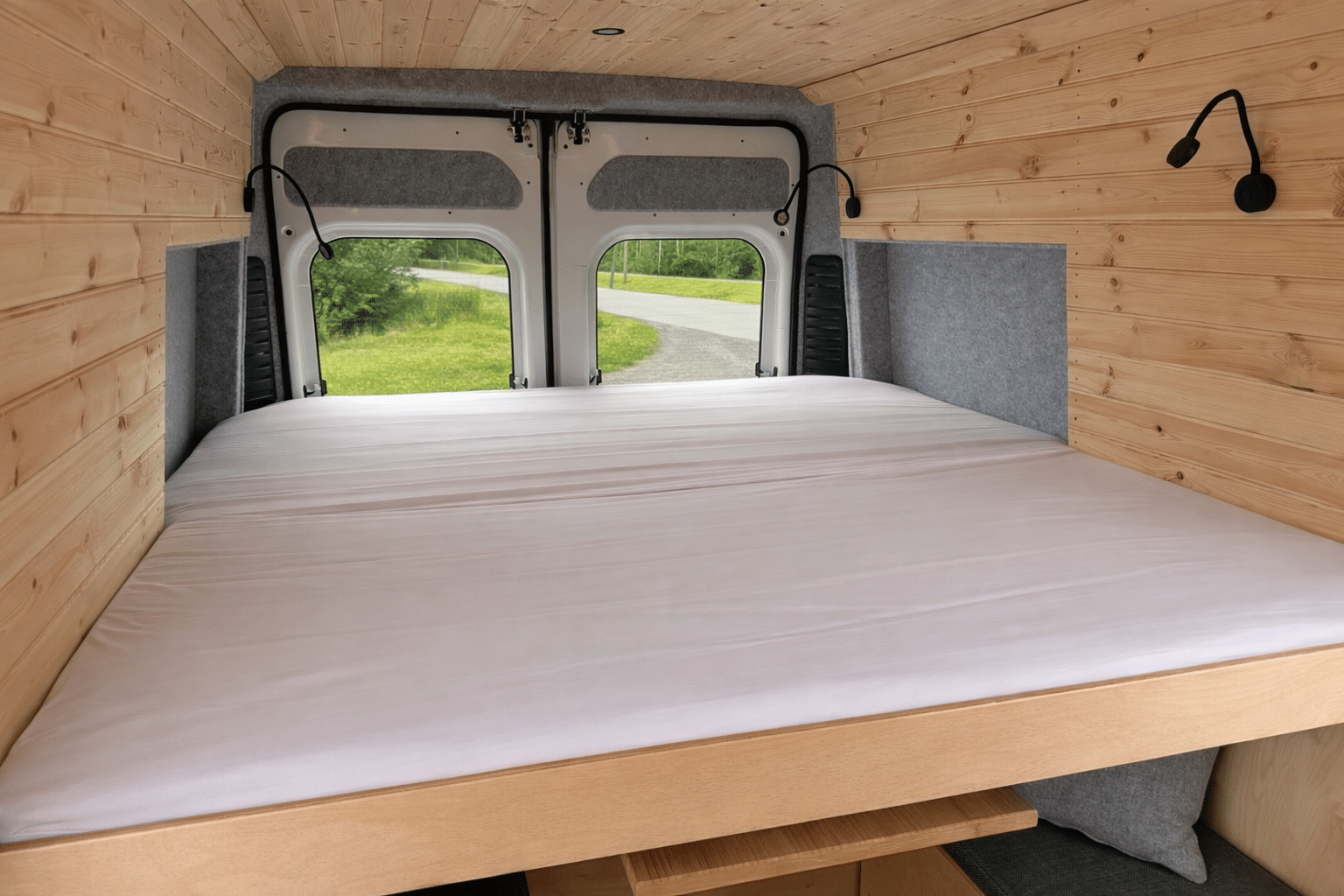 Peugeot Boxer with USB charging ports