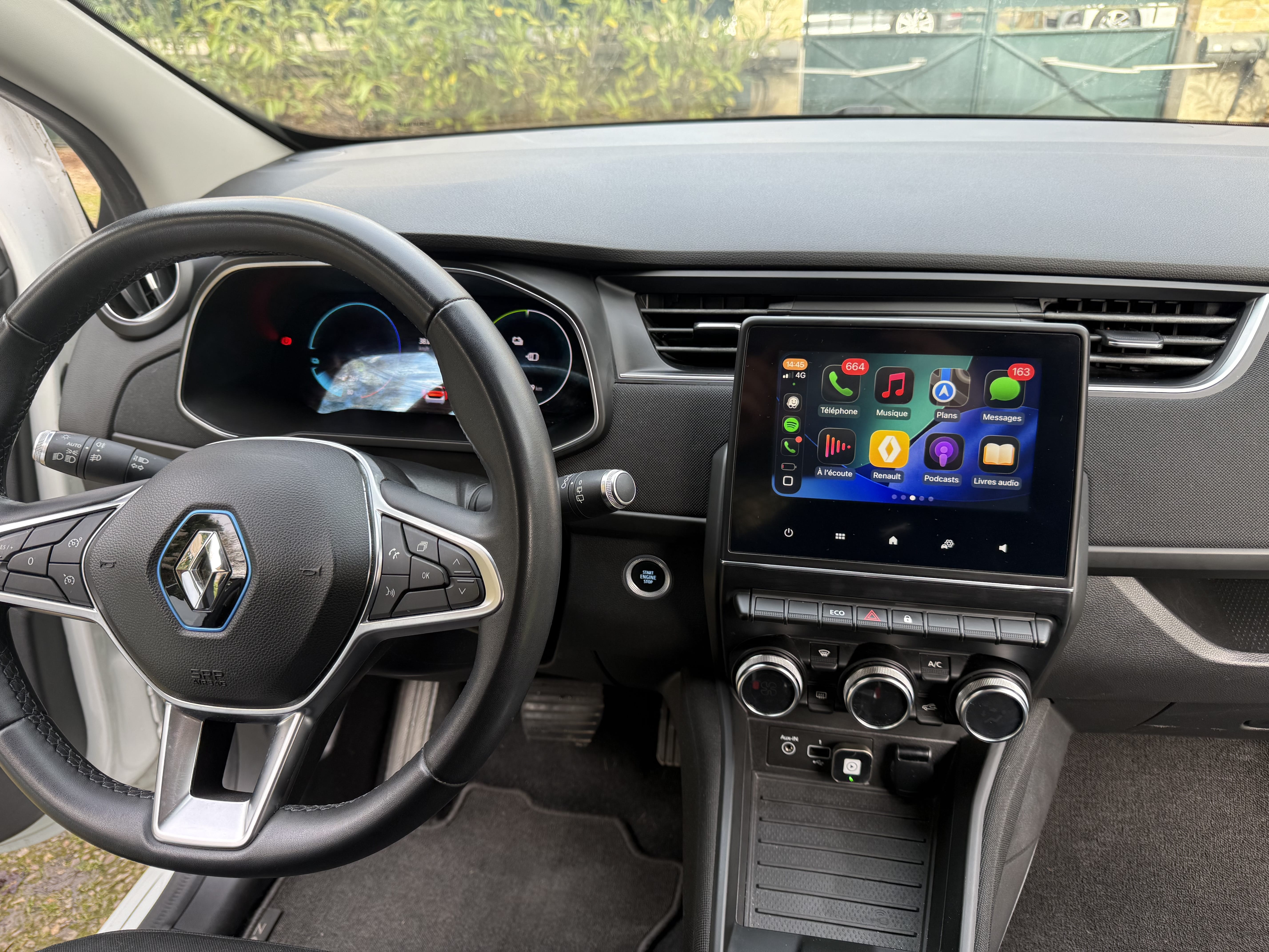 Renault ZOE avec GPS
