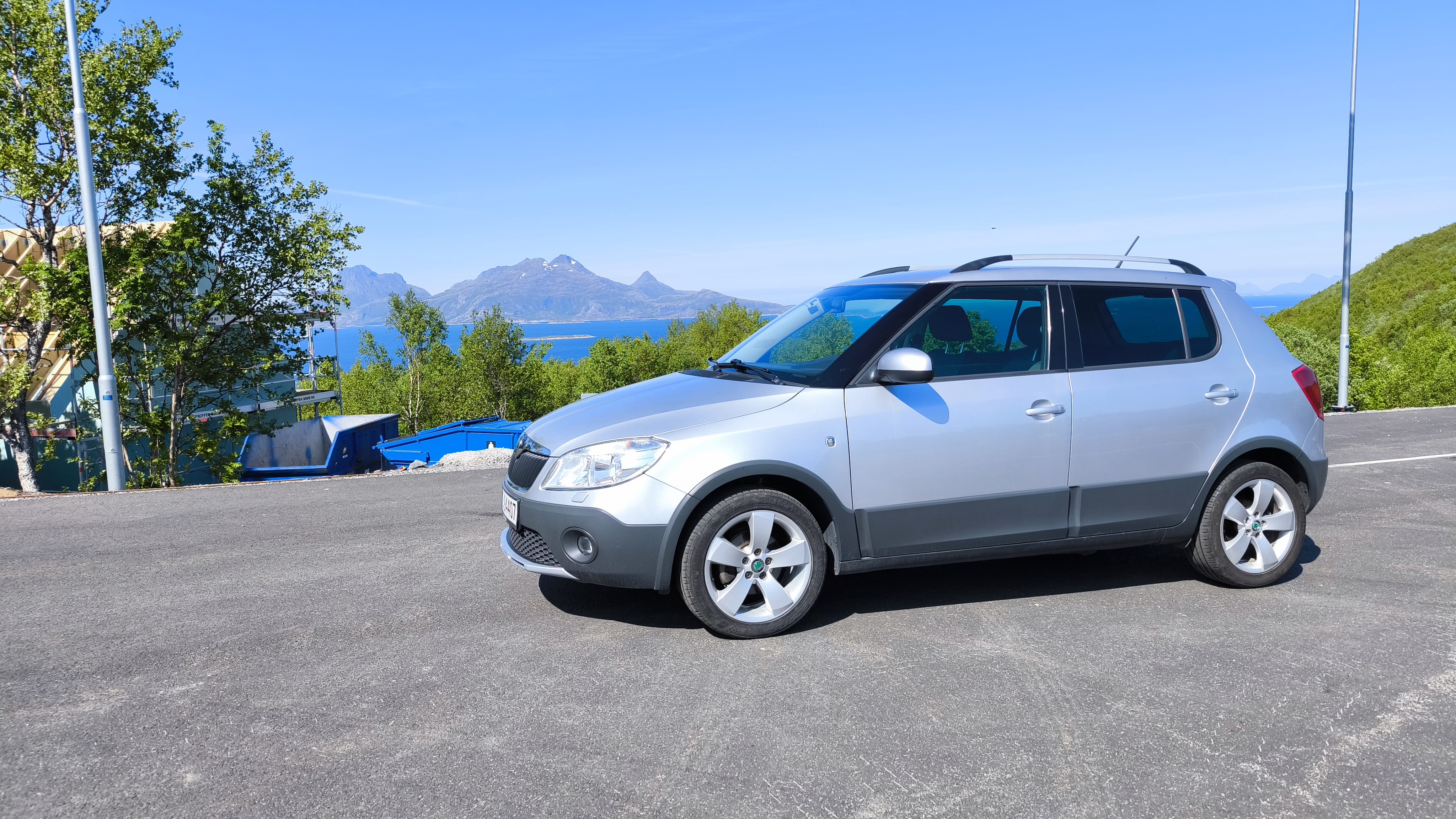 Skoda Fabia med Vinterdekk