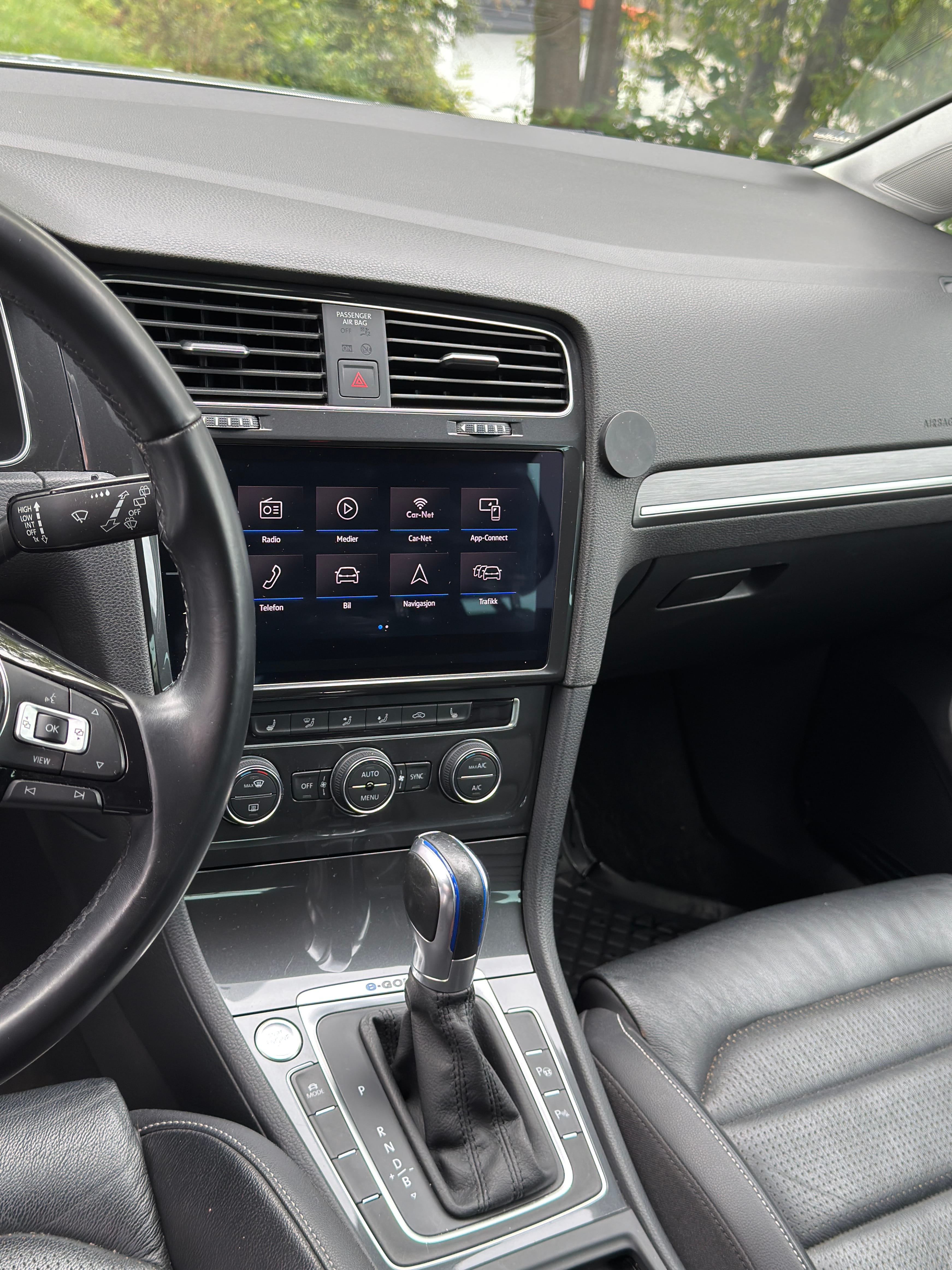 Volkswagen e-Golf med Apple CarPlay