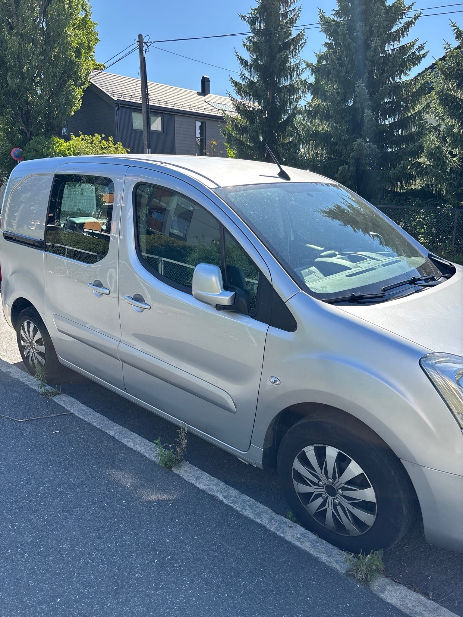 Peugeot Partner med Sykkelstativ