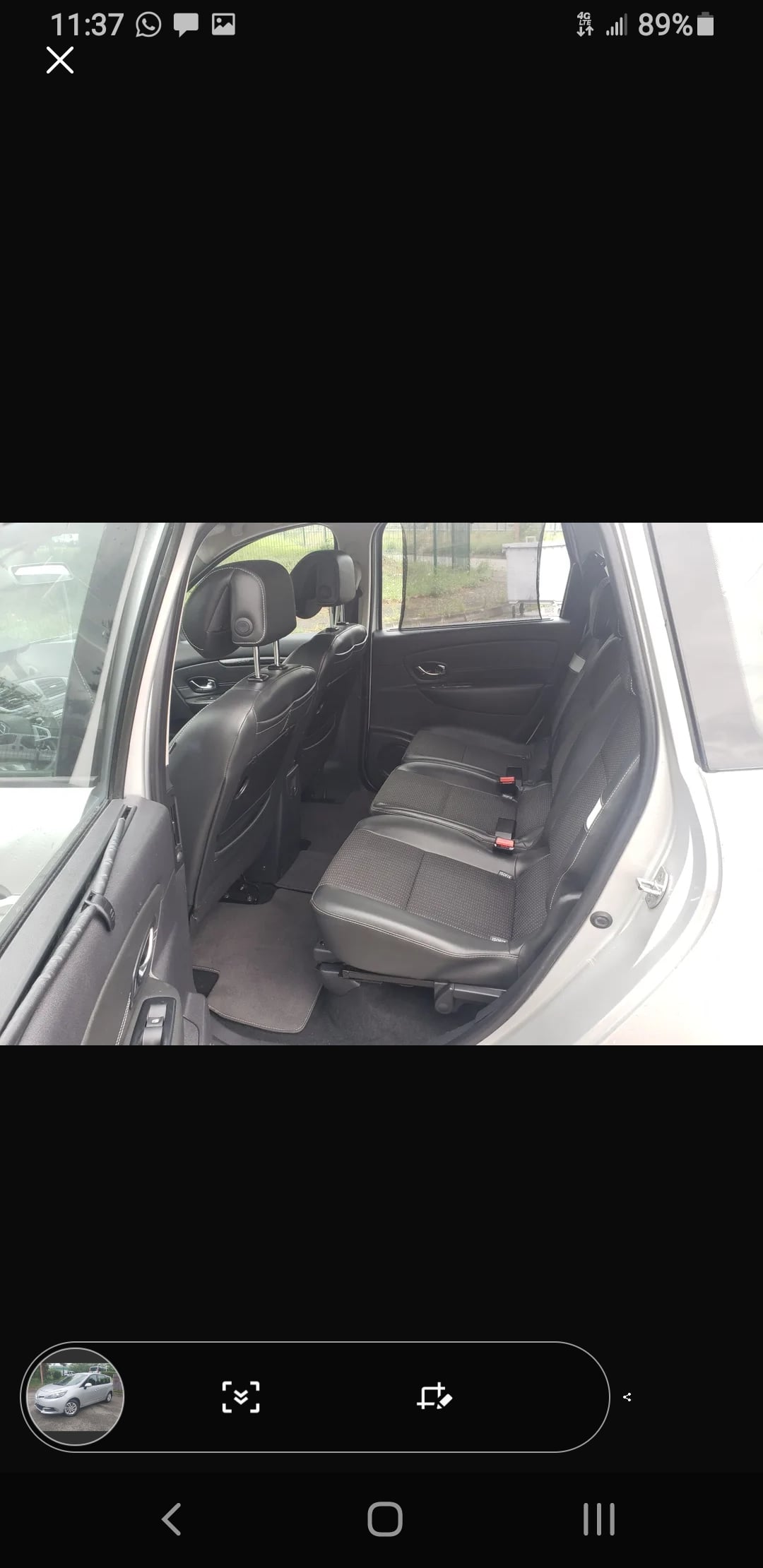 Renault Scenic con Silla infantil