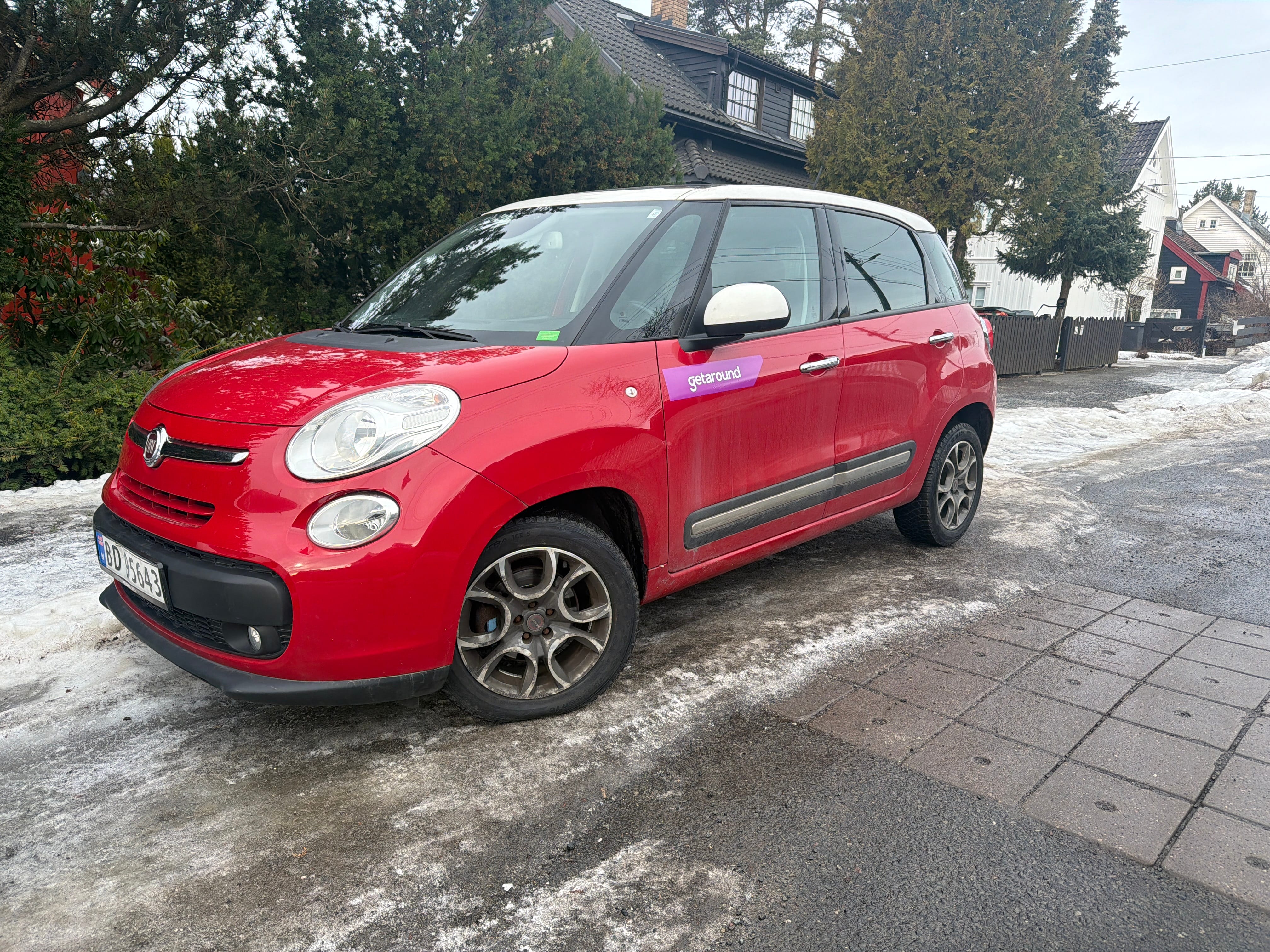 Fiat 500, 2015, Blyfri 95