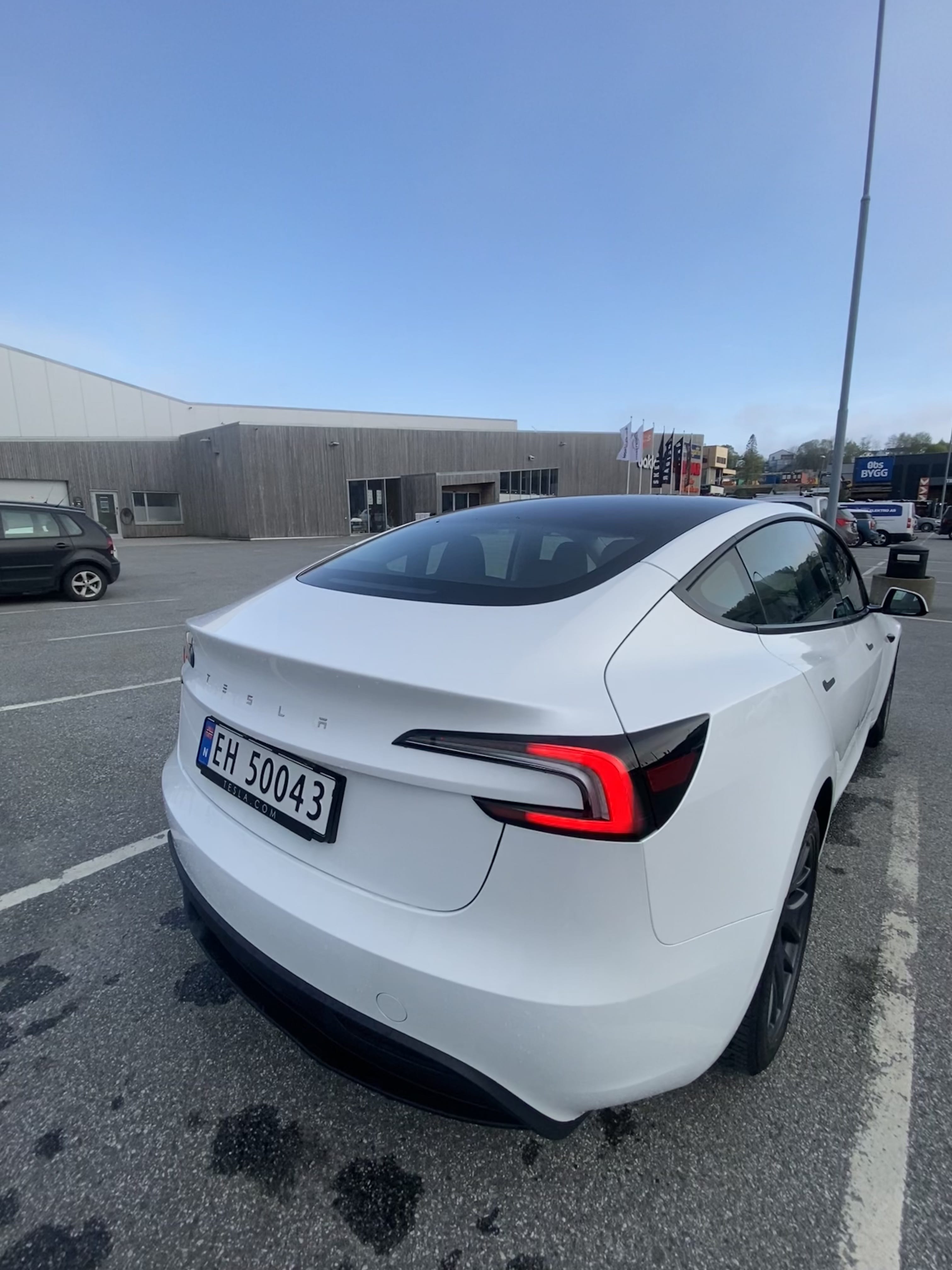 Tesla Model 3 with Backup camera