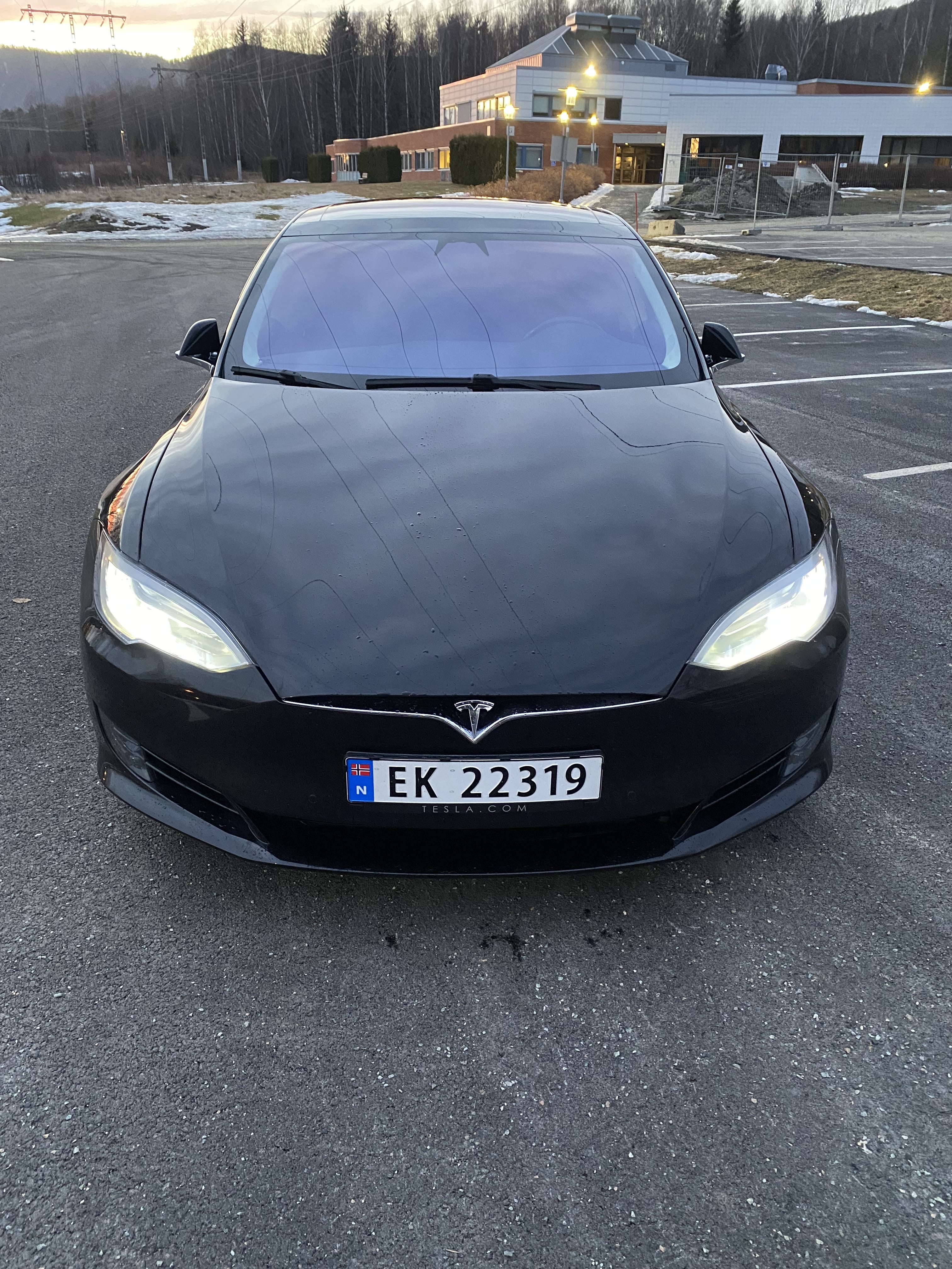 Tesla Model S med Aircondition