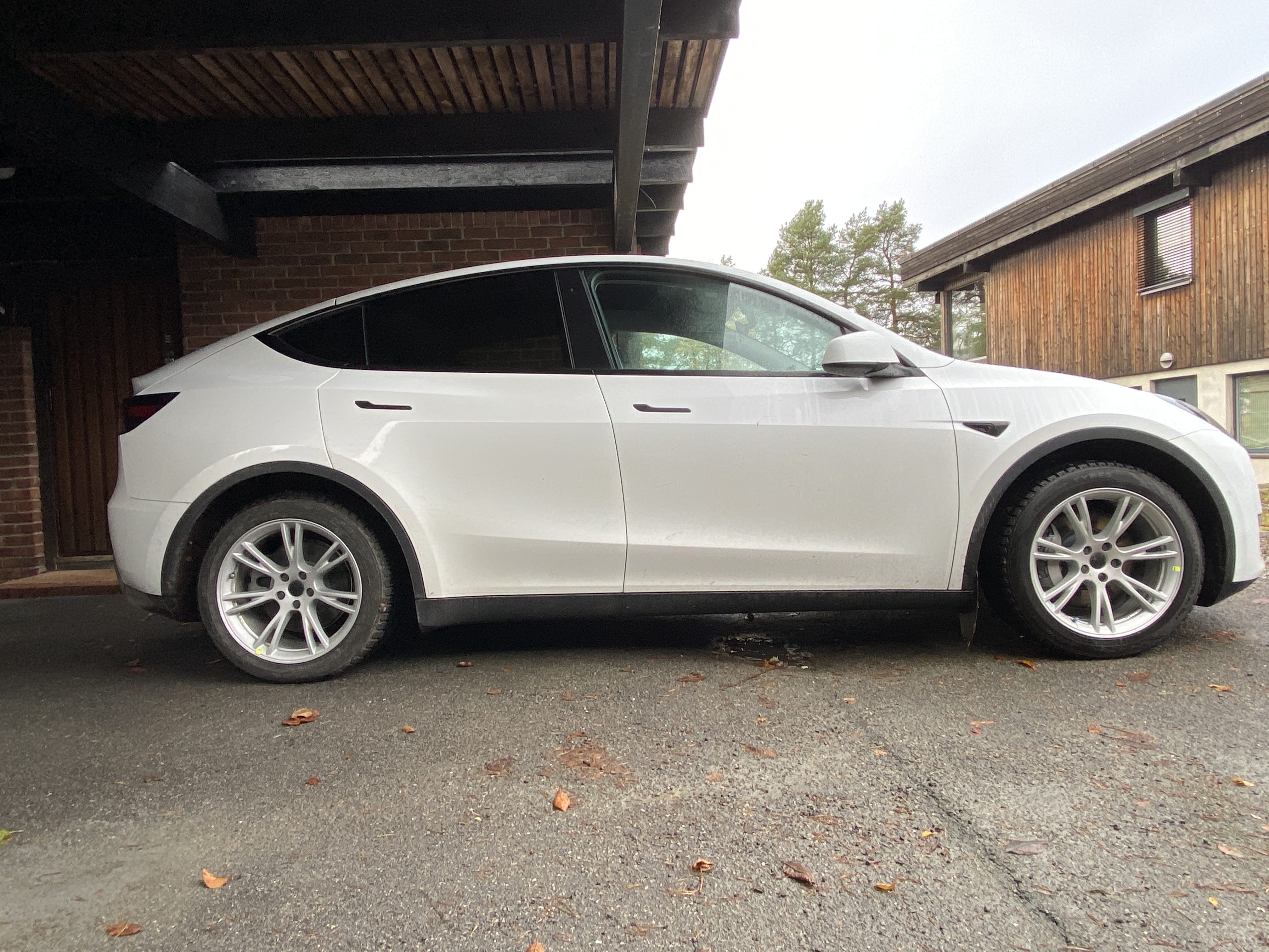 Tesla Model Y with Air conditioning