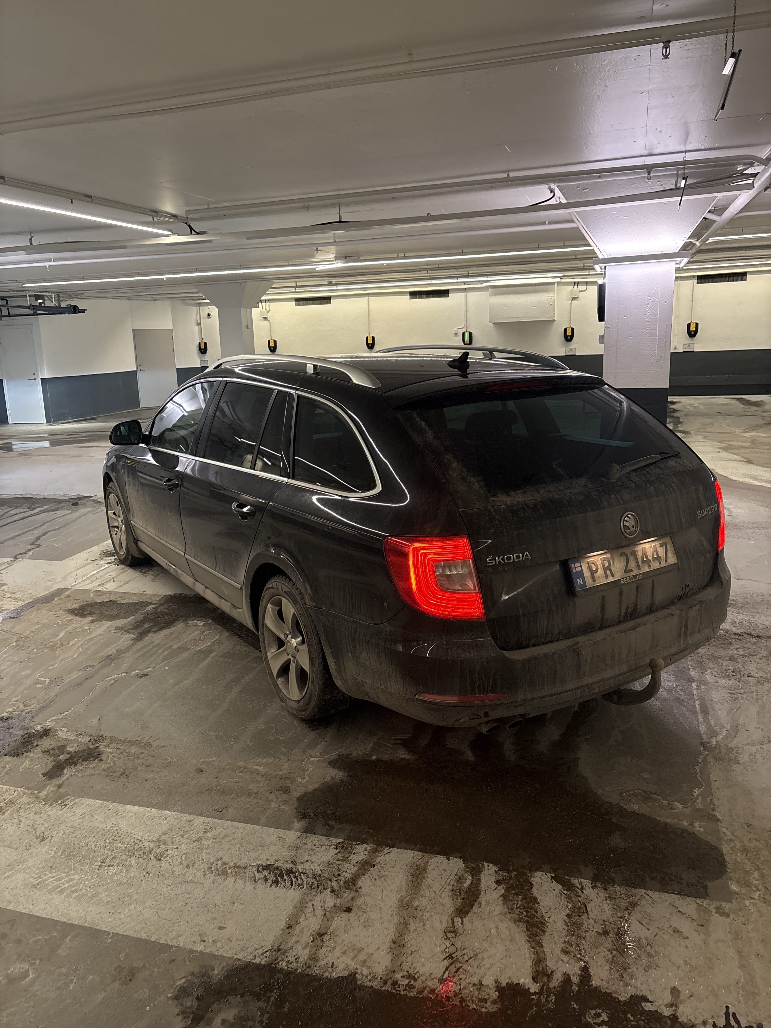 Skoda Superb med GPS