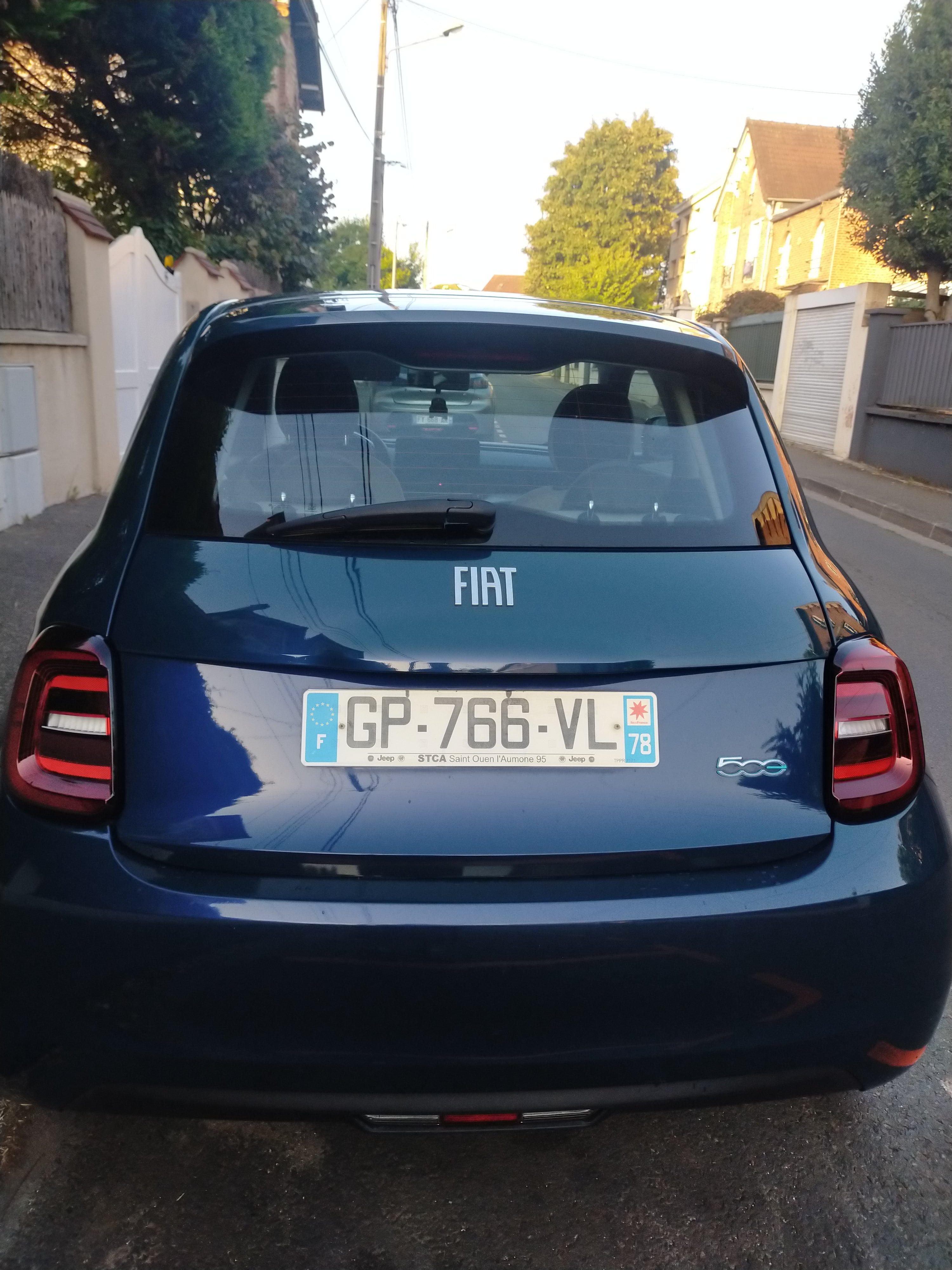 Fiat 500 avec GPS