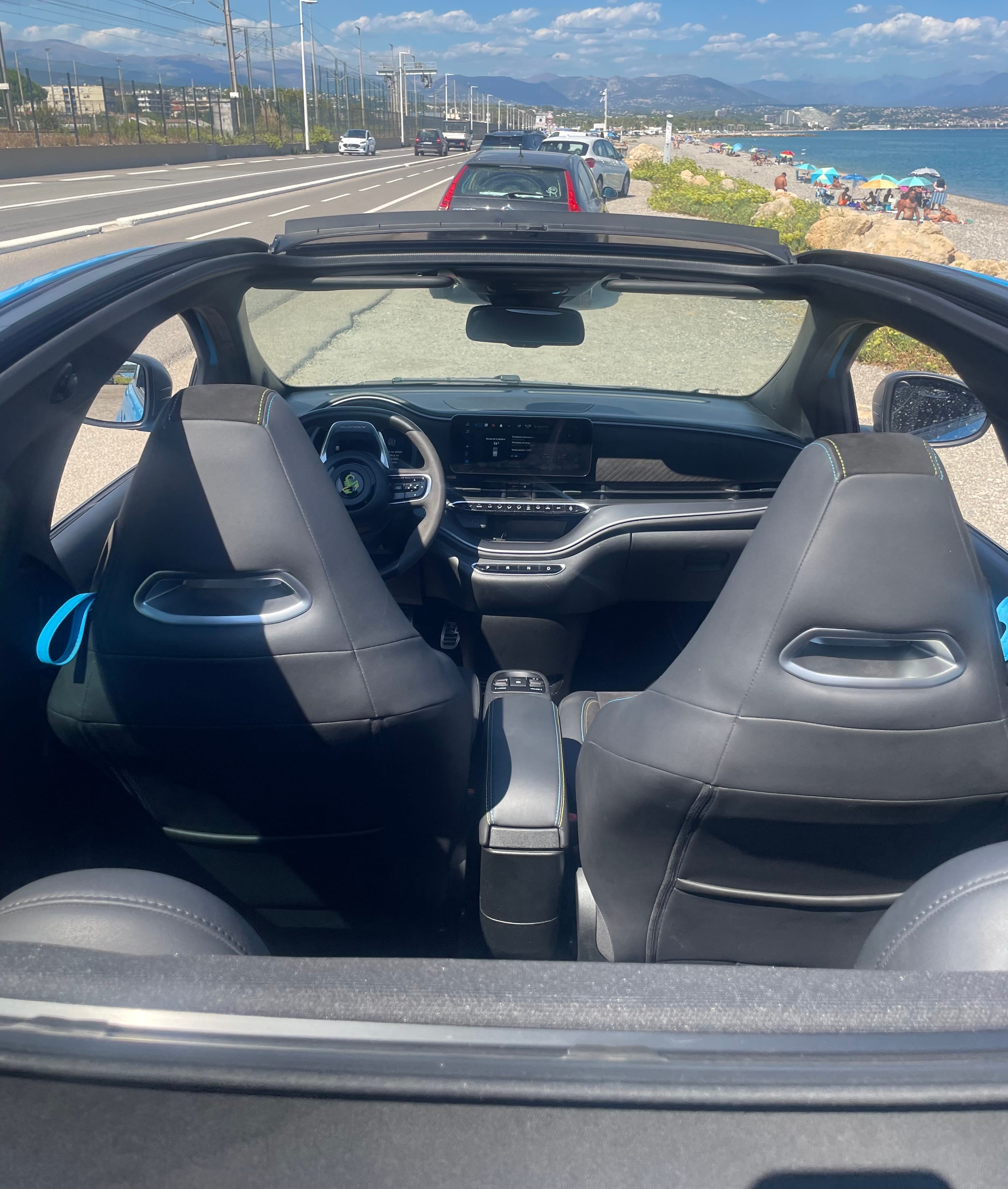 Abarth 500e Cabriolet 155 chevaux avec GPS