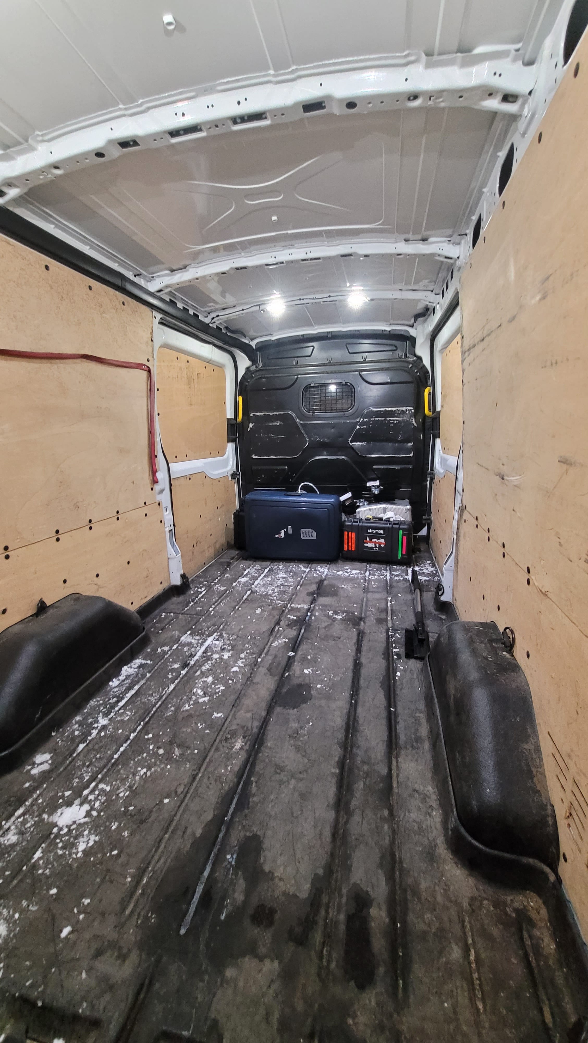 Ford Transit Varebil met Autostoel baby