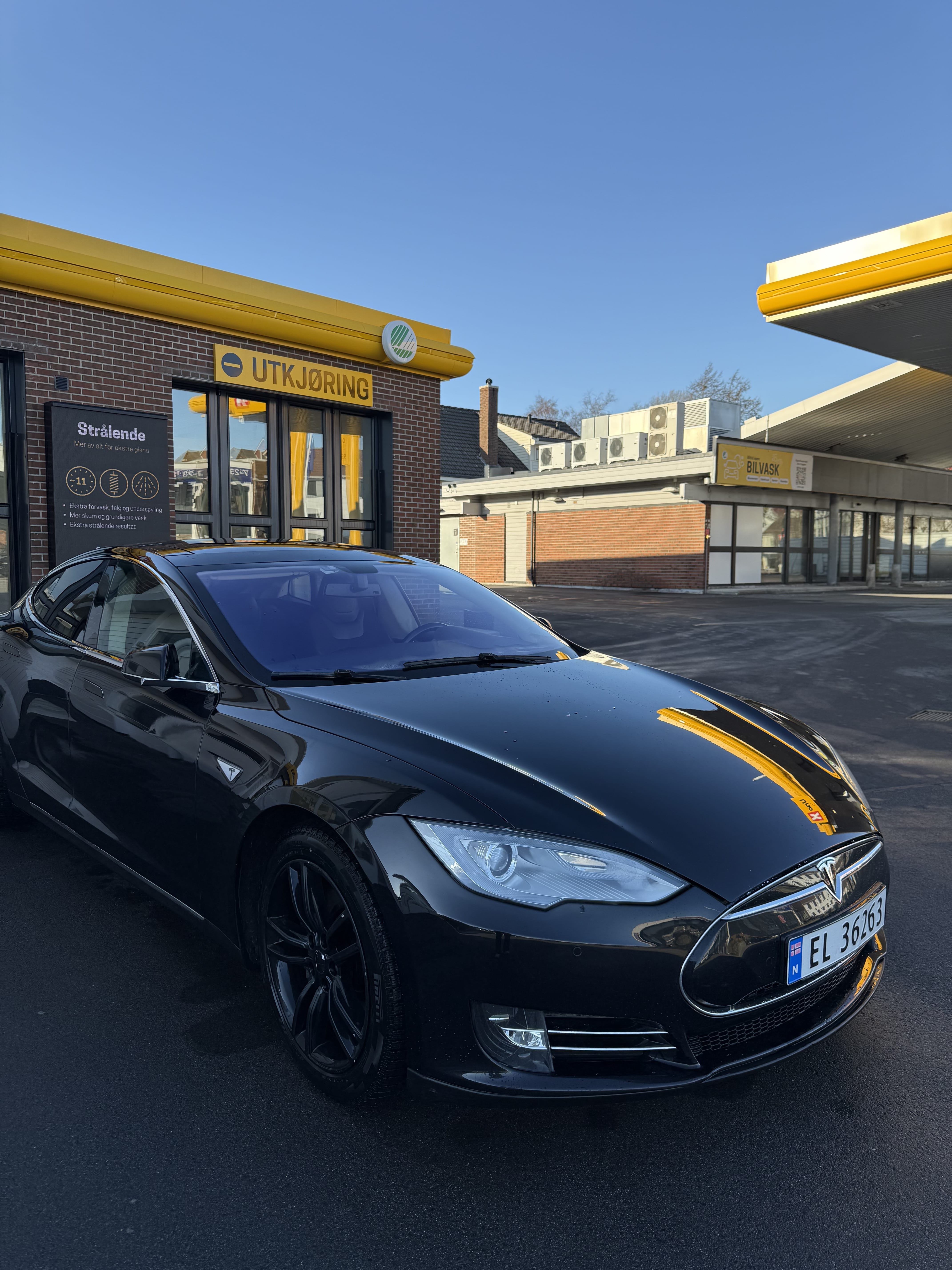 Tesla Model S med Aircondition