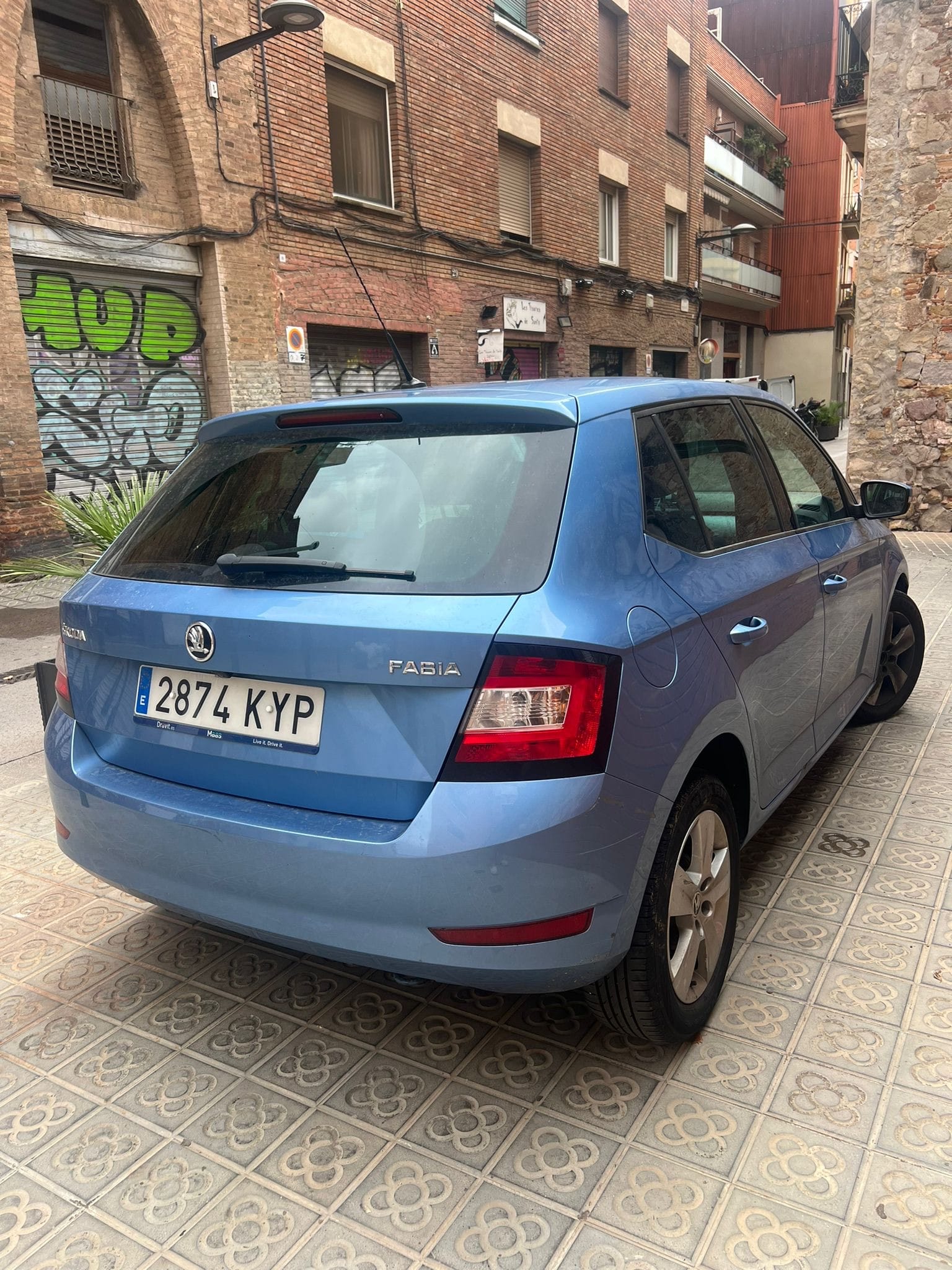 Skoda Fabia con Dashcam
