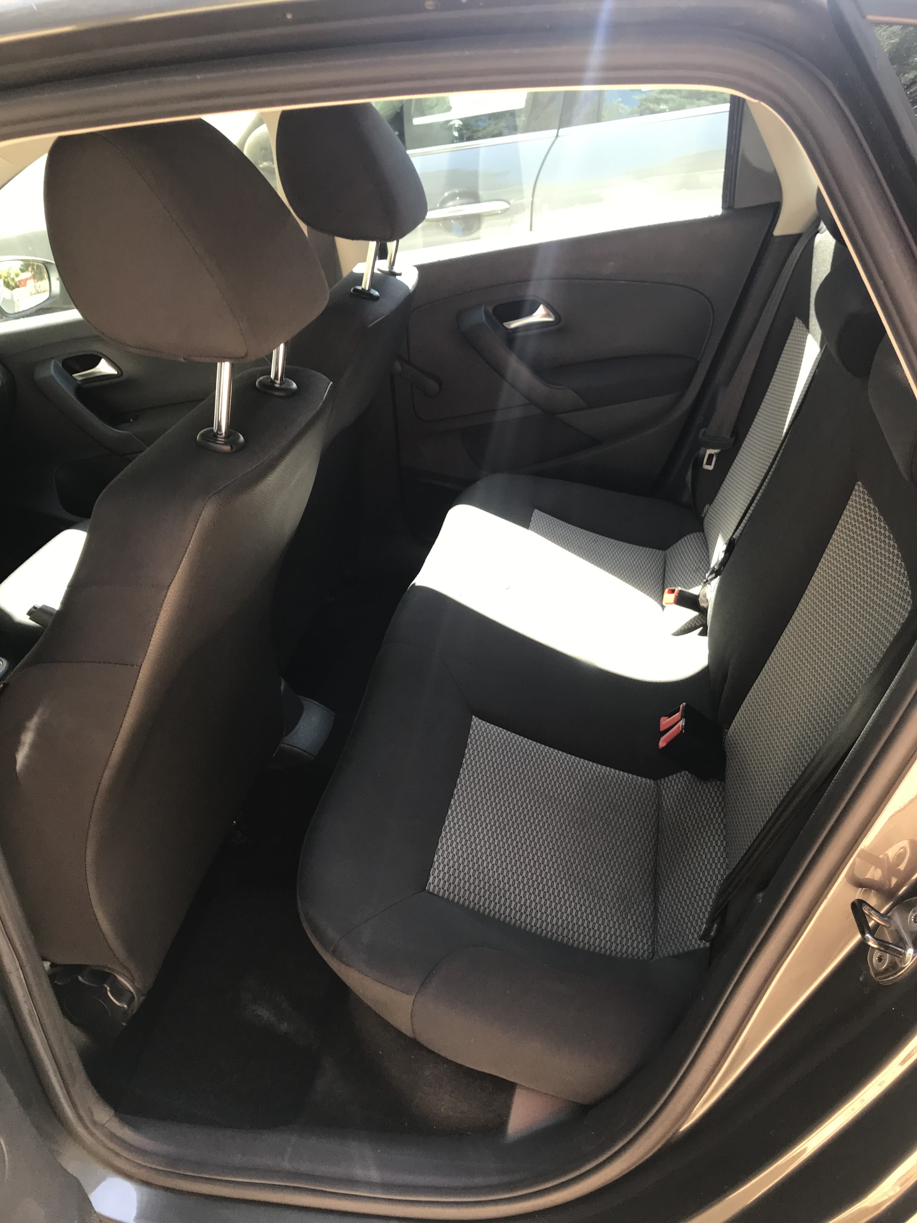 Volkswagen Polo with Snow tires