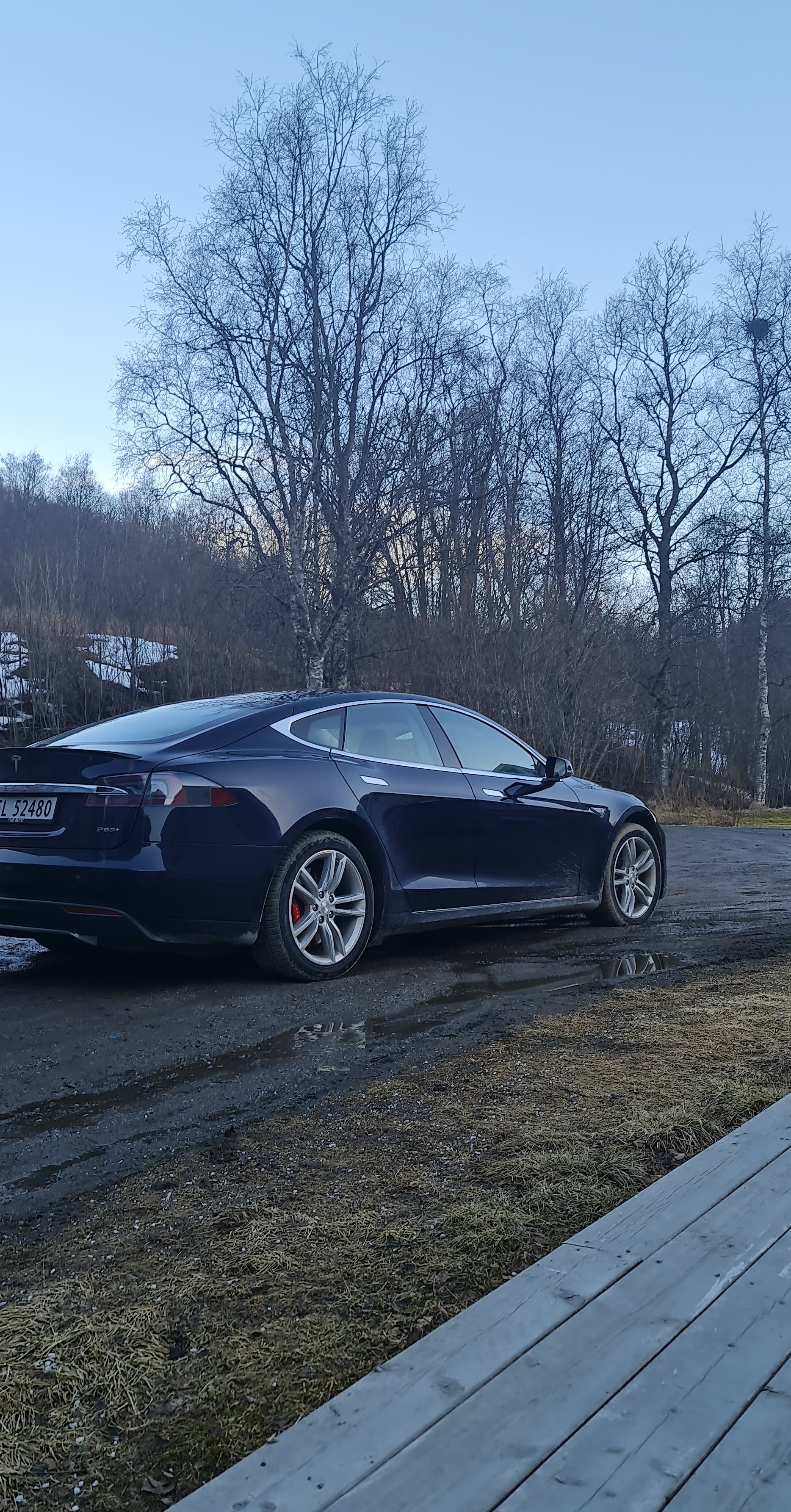 Tesla Model S Performance med Ryggekamera