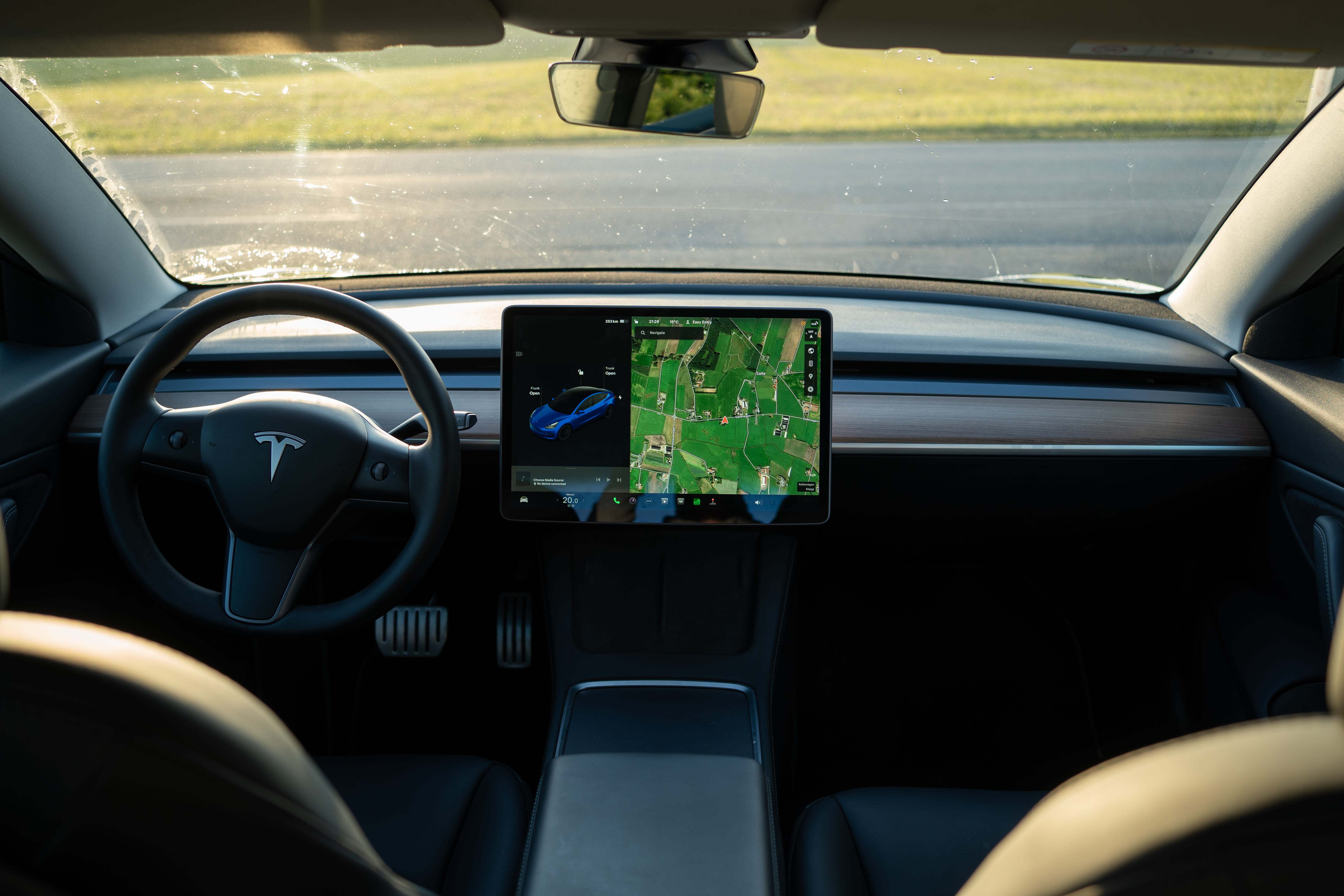 Tesla Model 3 with Cruise control