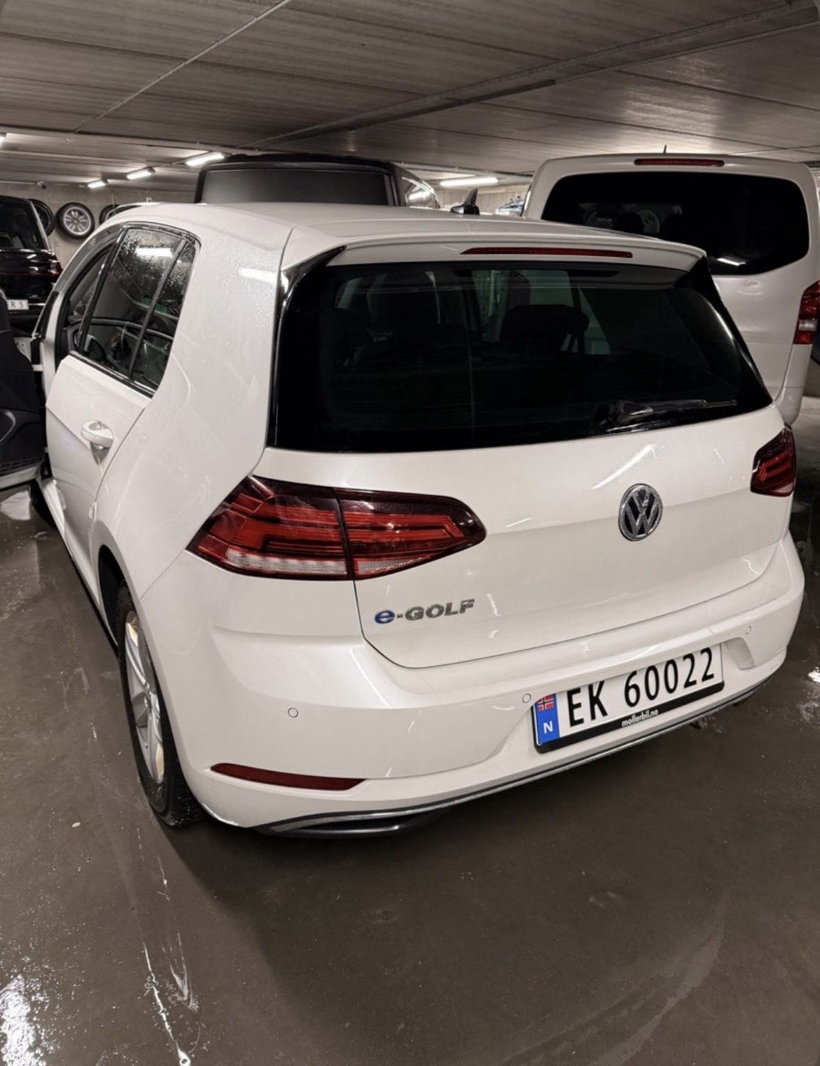 Volkswagen e-Golf med Ryggekamera