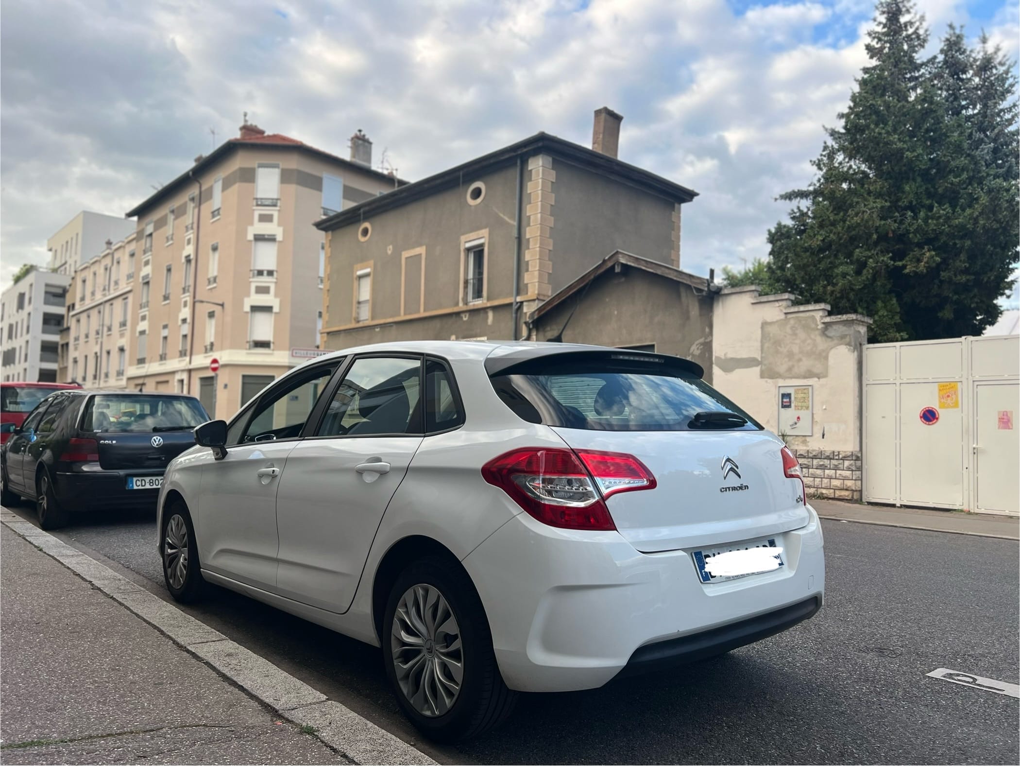 Citroen C4 avec Chaines