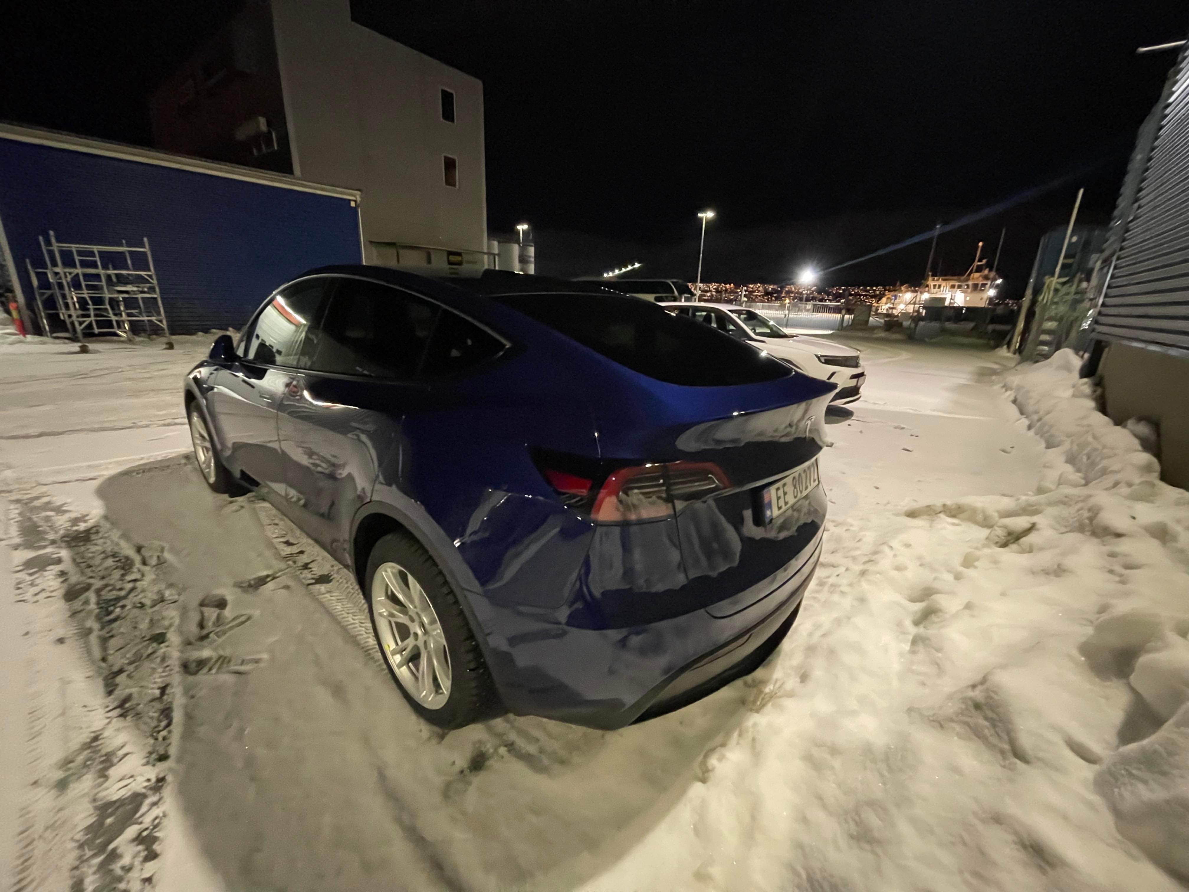 Tesla Model Y Long Range mit Rückfahrkamera