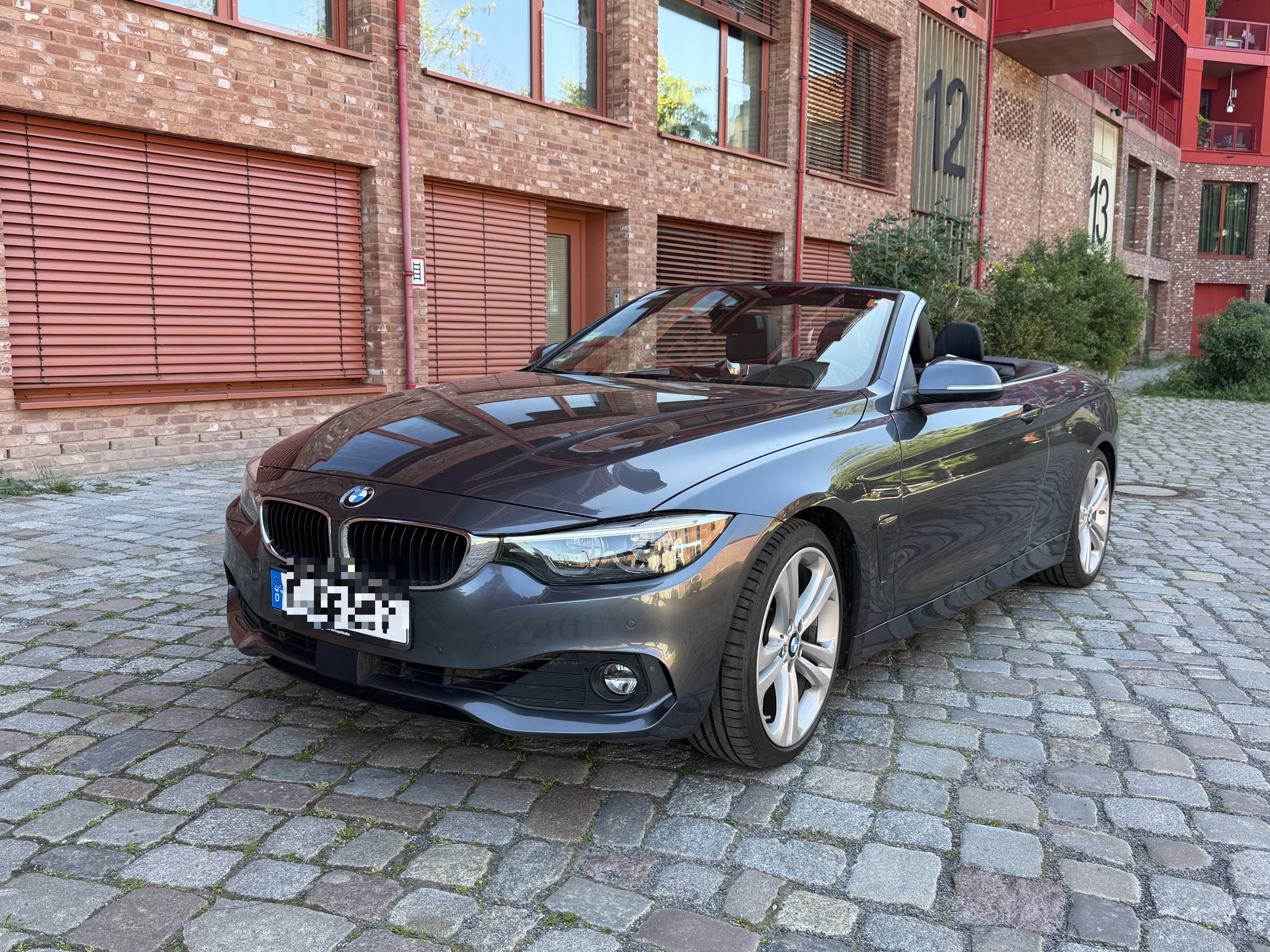 BMW 4er Cabrio, 2018, Super 95, Automatik