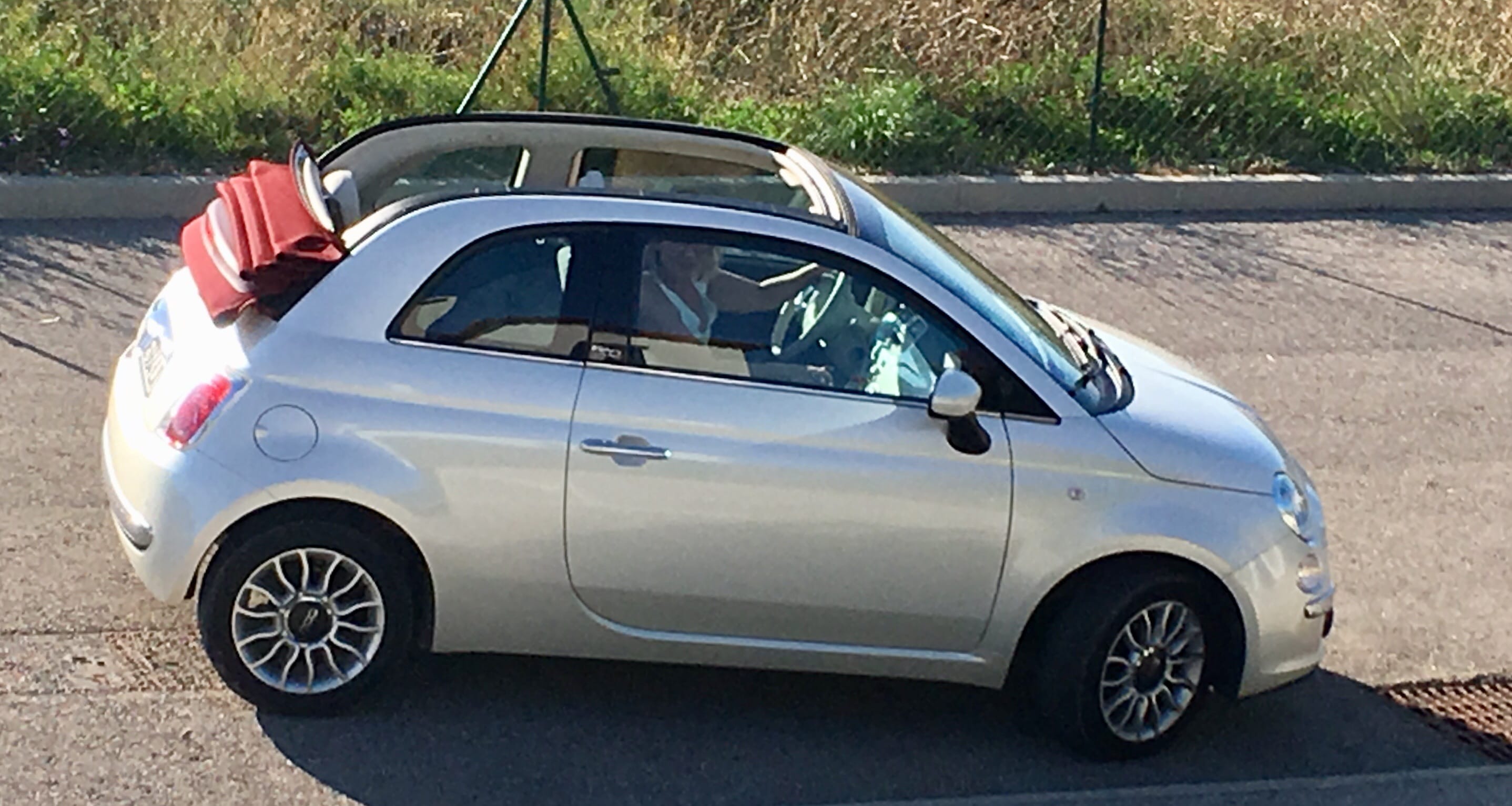 Fiat 500 C avec Climatisation